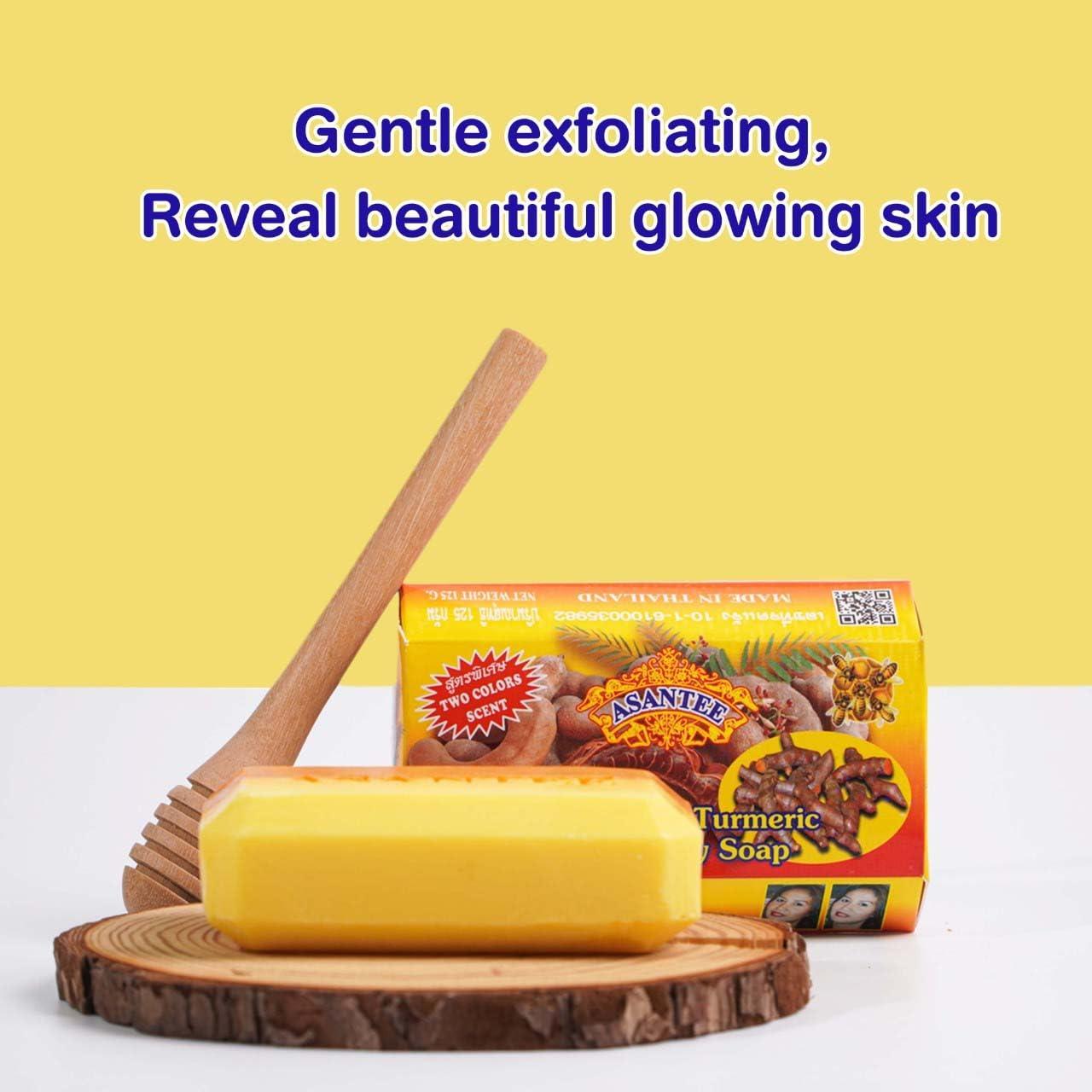 Jabón Limpiador Asantee Tamarindo y Cúrcuma con Miel 125g