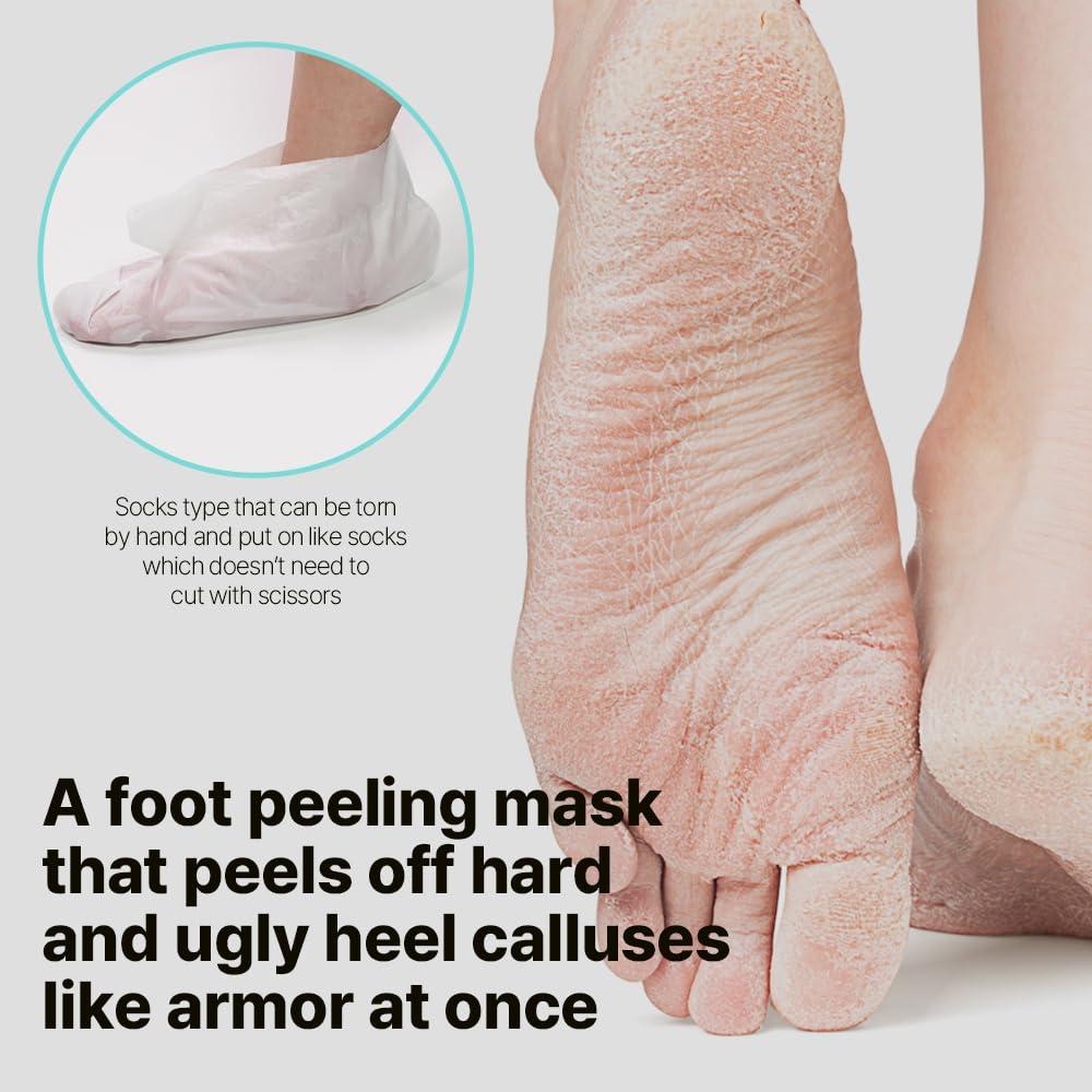 Máscara Exfoliante para Pies Ariul - Limón y Papaya, 2 Pares