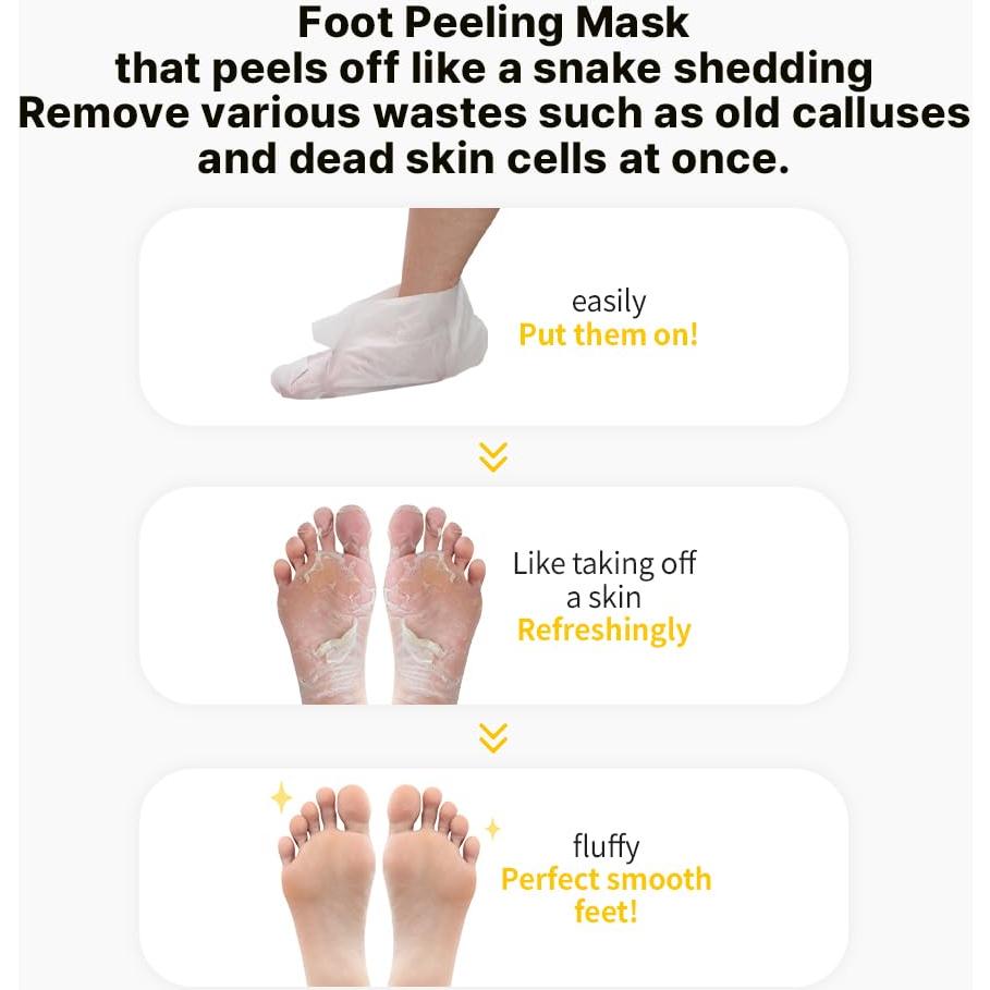 Máscara Exfoliante para Pies Ariul - Limón y Papaya, 2 Pares