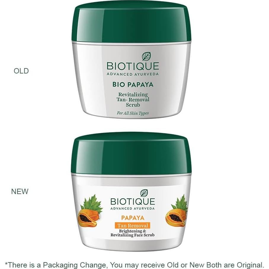 Exfoliante Revitalizante Biotique Papaya 235g - Todo Tipo de Piel