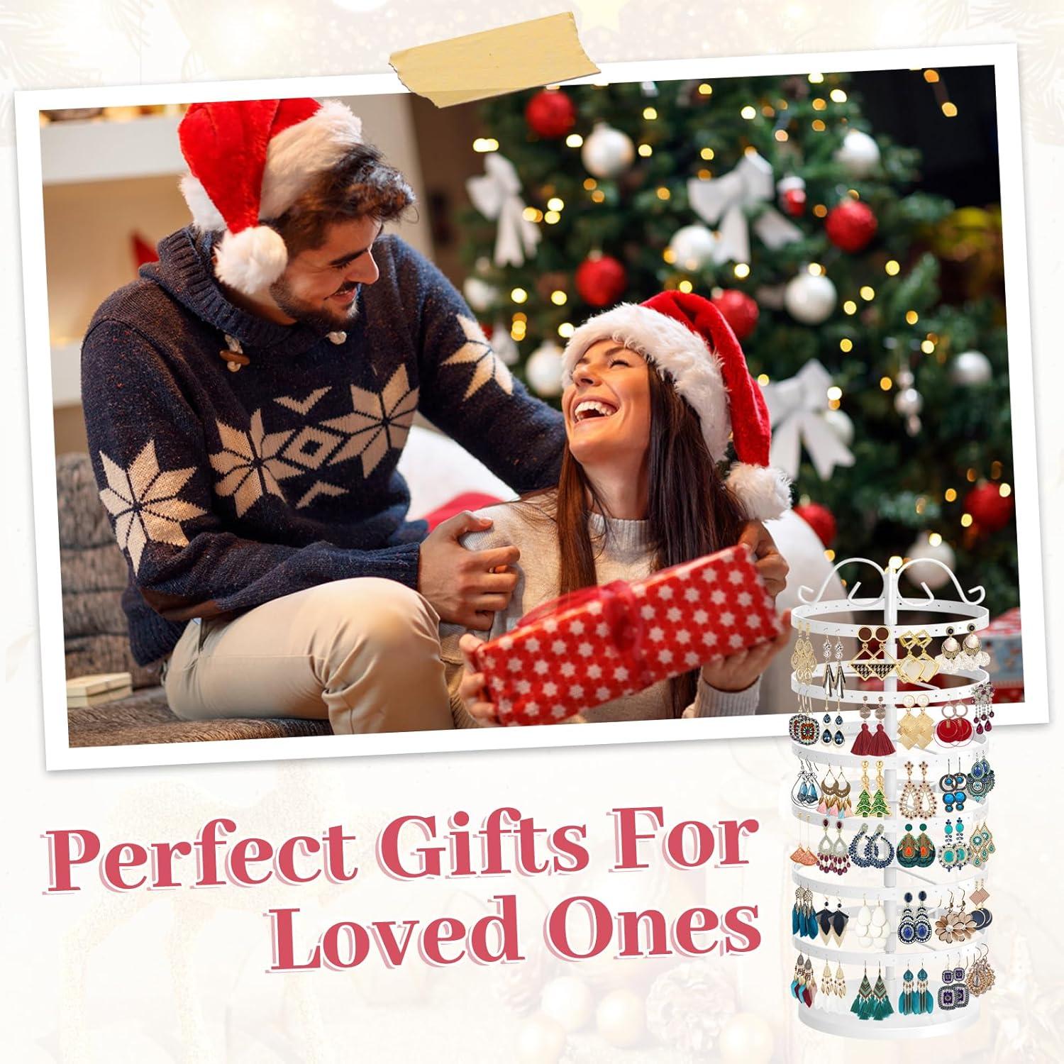 Soporte Organizador de Pendientes MODOWEY 6 Niveles Blanco