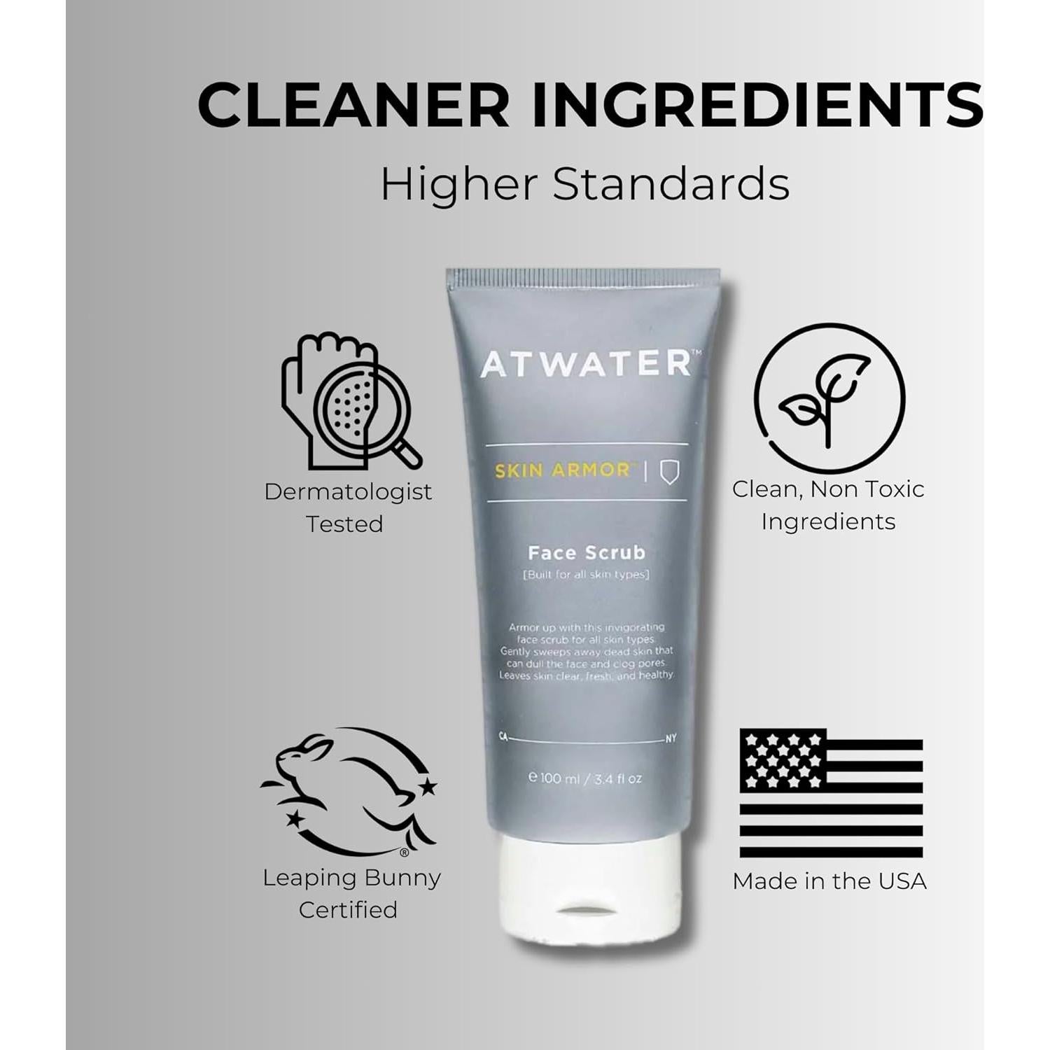Exfoliante Facial ATWATER 96.39 g - Limpieza Profunda para Hombres