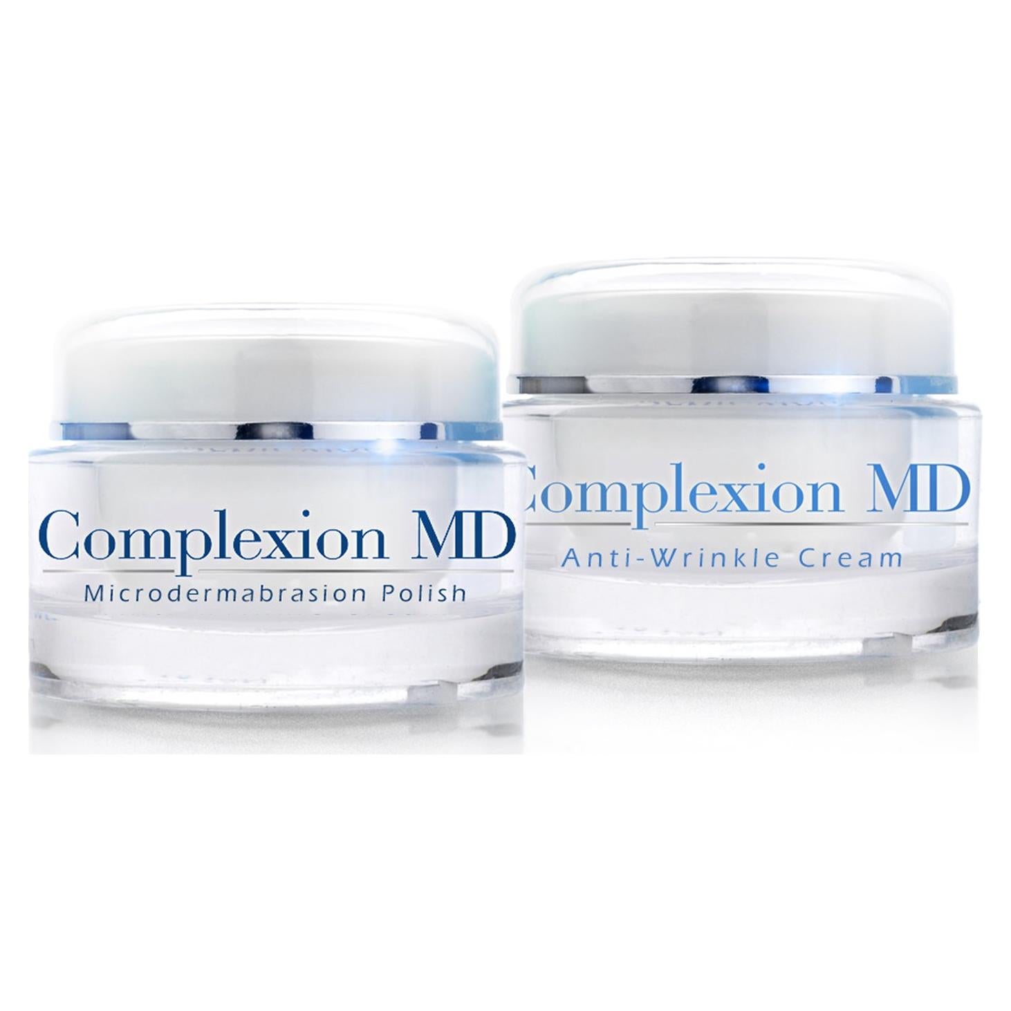 Sistema Anti Envejecimiento 2 Pasos Complexion MD - Exfoliante y Crema