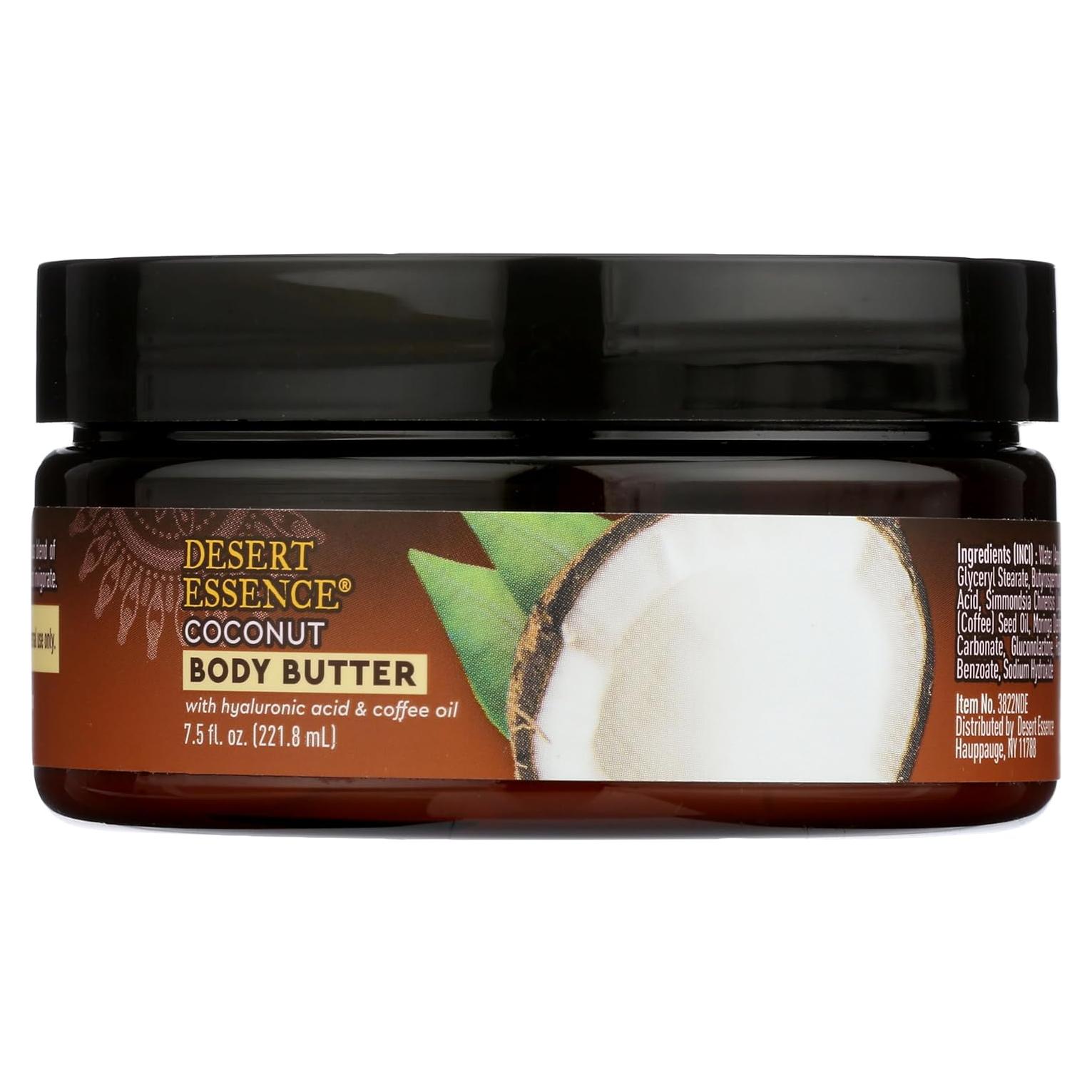 Manteca Corporal de Coco Desert Essence 212g - Hidratación Profunda