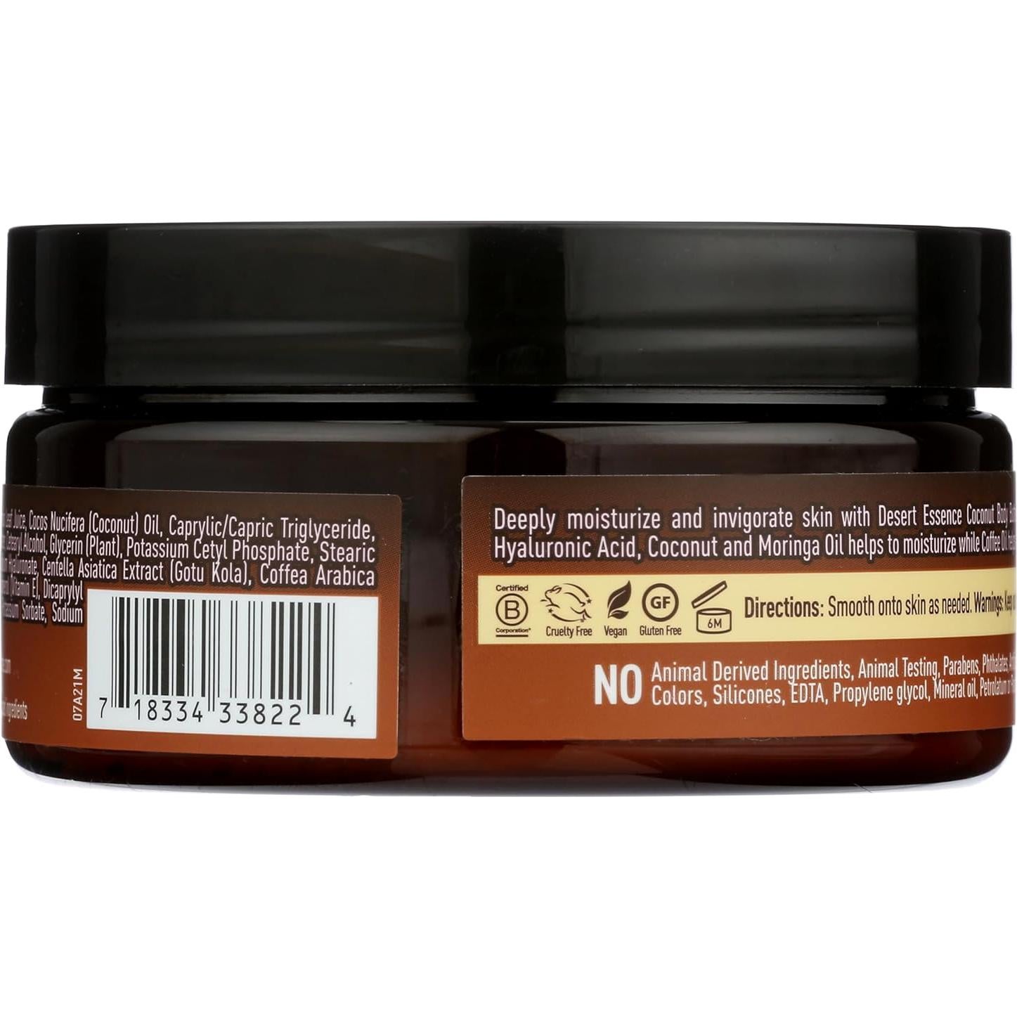 Manteca Corporal de Coco Desert Essence 212g - Hidratación Profunda