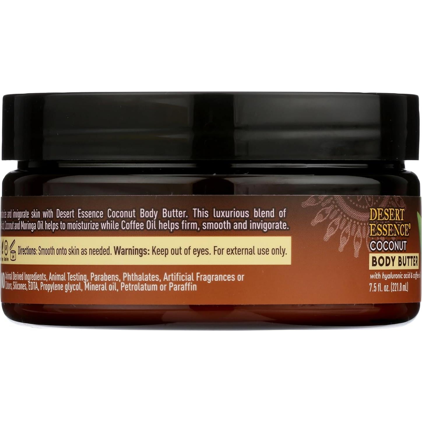 Manteca Corporal de Coco Desert Essence 212g - Hidratación Profunda