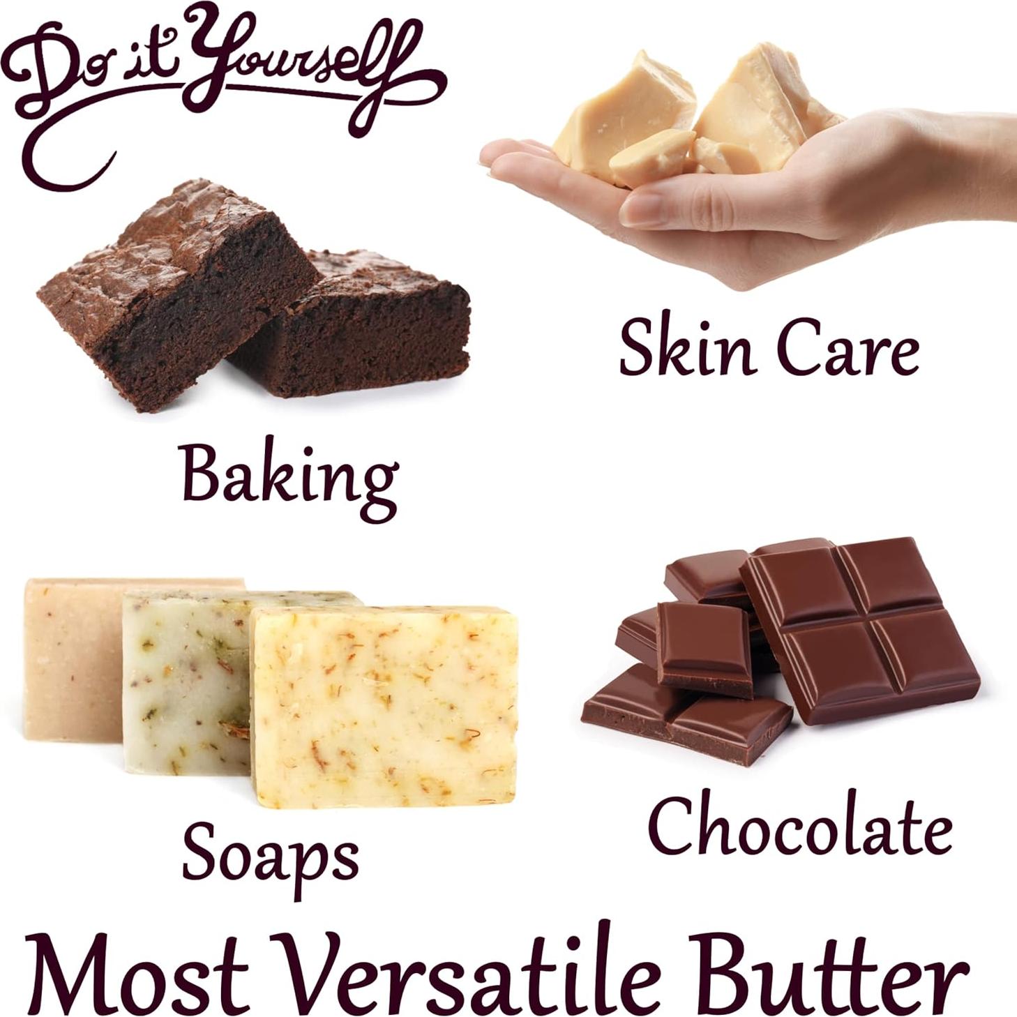 Manteca de Cacao Cruda 227 g Arriba Nacional 100% Pura