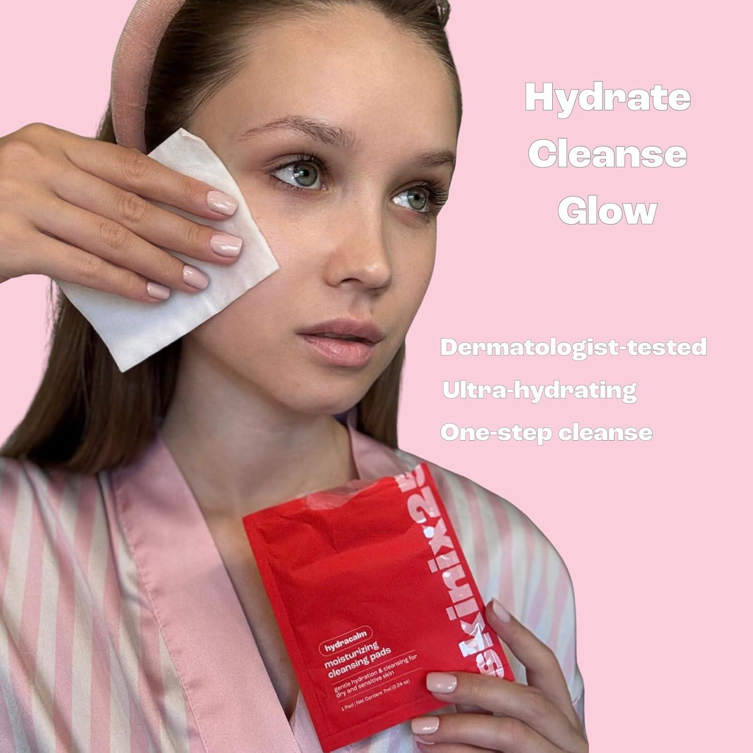 Discos Limpiadores Hidratantes Skinix25 - 20 Toallitas Algodón