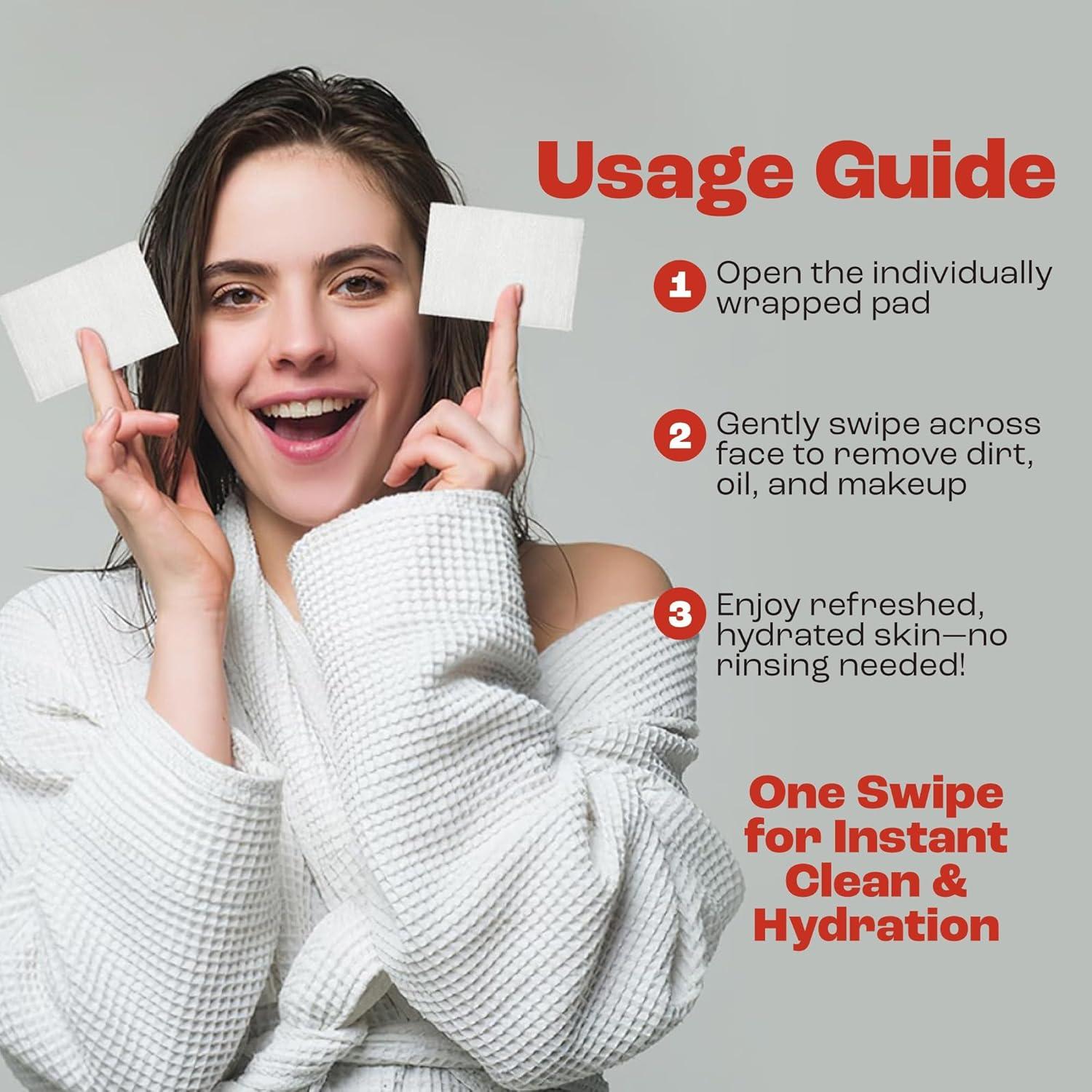 Discos Limpiadores Hidratantes Skinix25 - 20 Toallitas Algodón