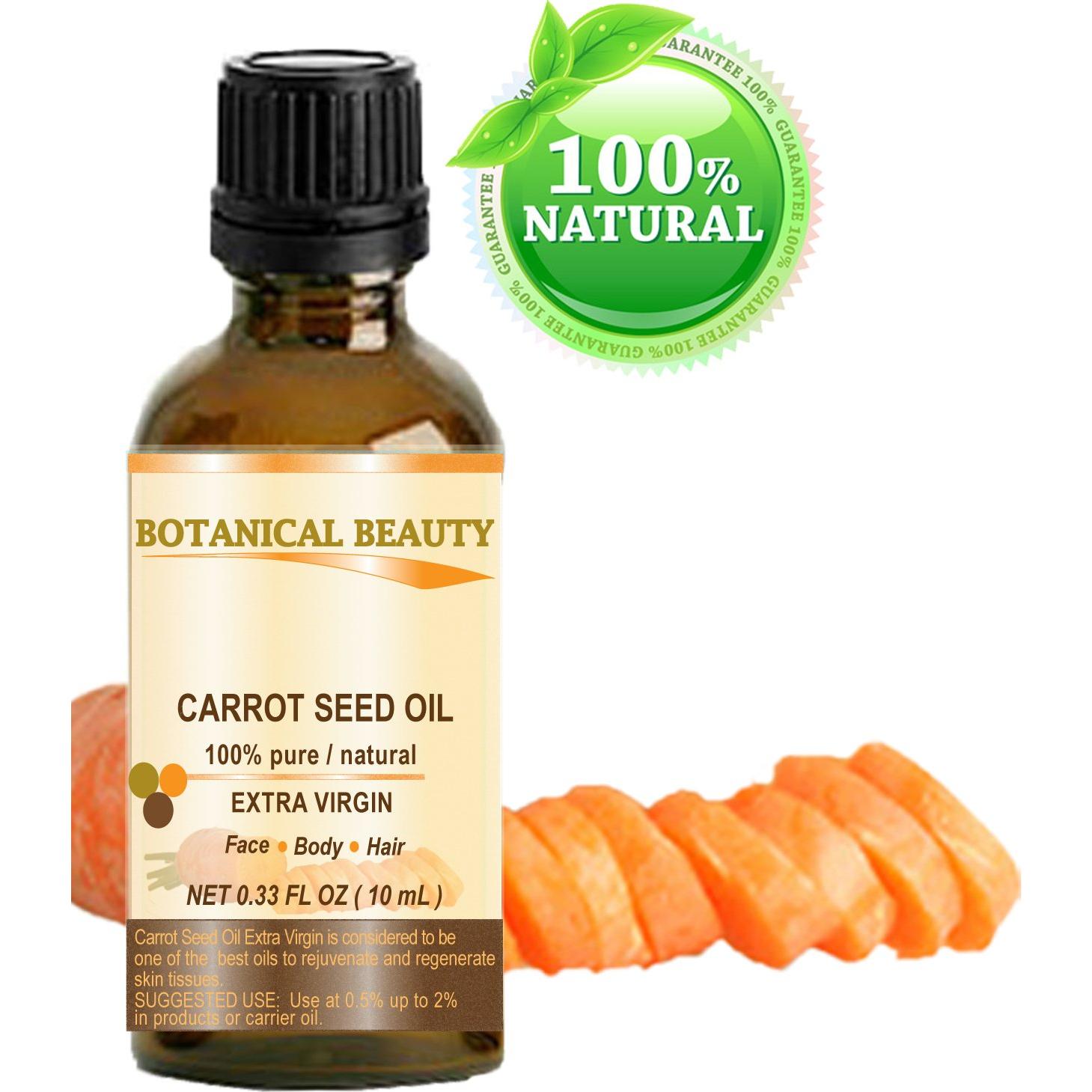 Aceite de Semilla de Zanahoria 100% Puro 10 ml - Belleza Botánica