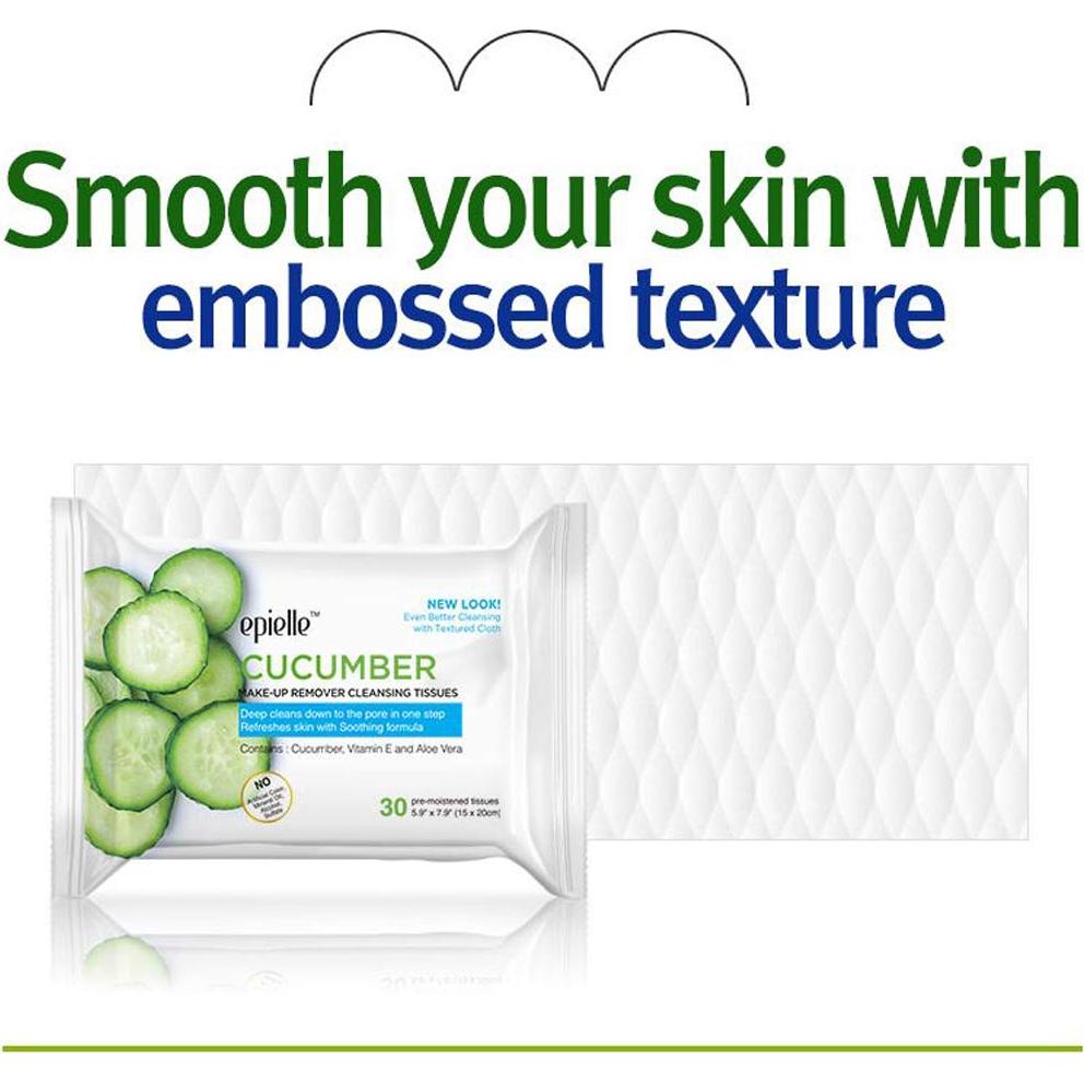 Toallitas Desmaquillantes Epielle Witch Hazel 180 Unidades