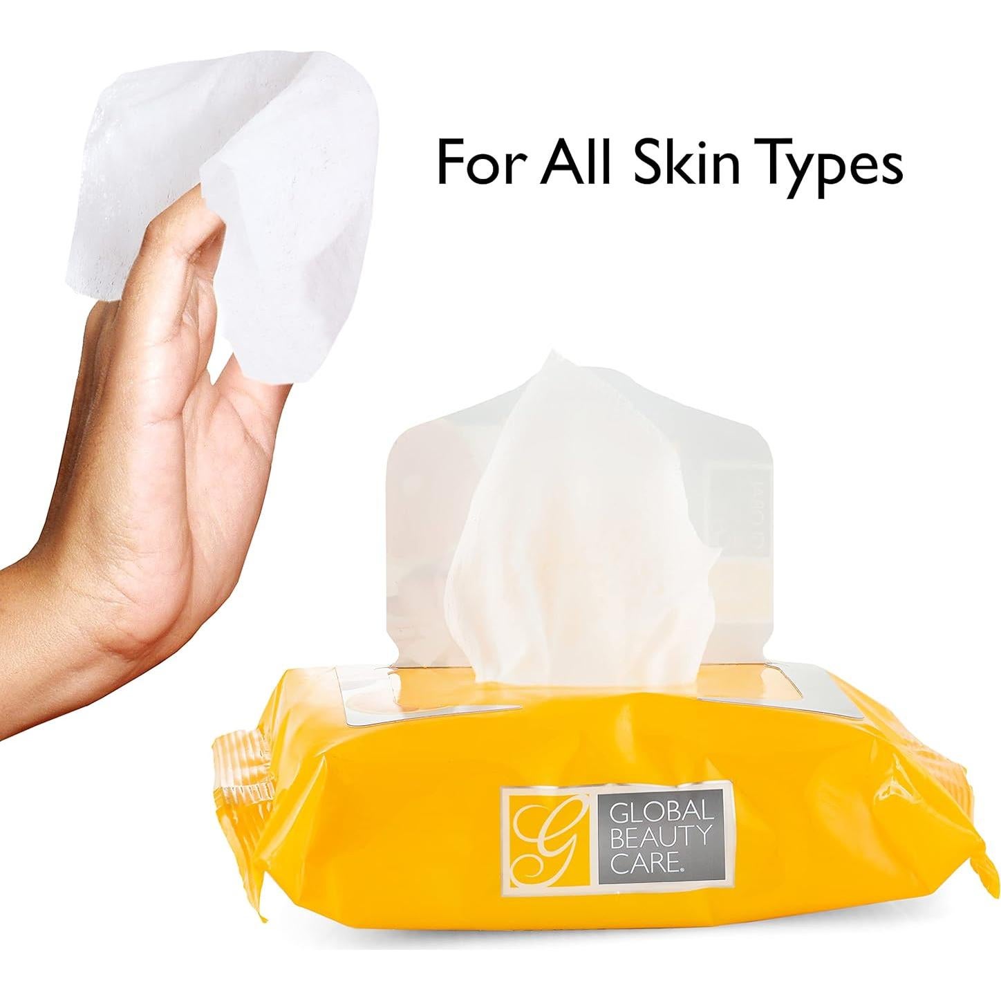 Toallitas Limpiadoras Global Beauty Care Vitamina C 100 Unidades