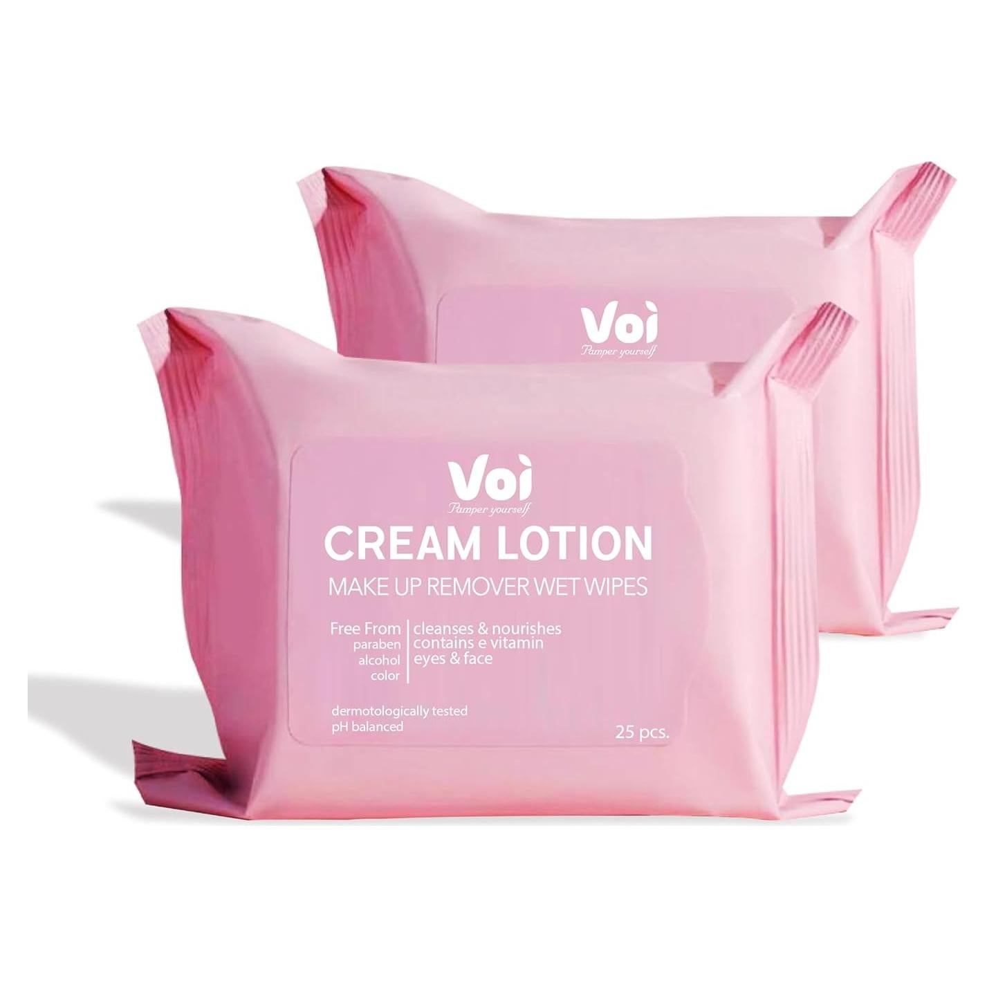 Toallitas Desmaquillantes Voi Ultra Suaves 25 Pcs