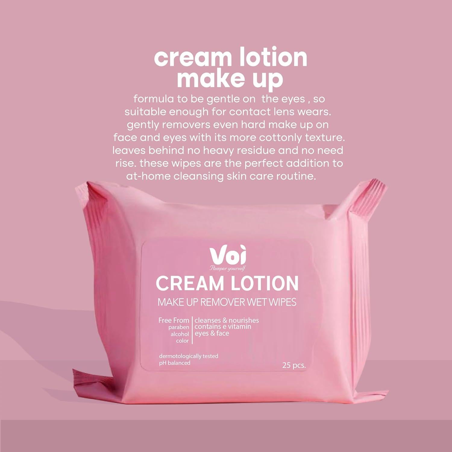 Toallitas Desmaquillantes Voi Ultra Suaves 25 Pcs