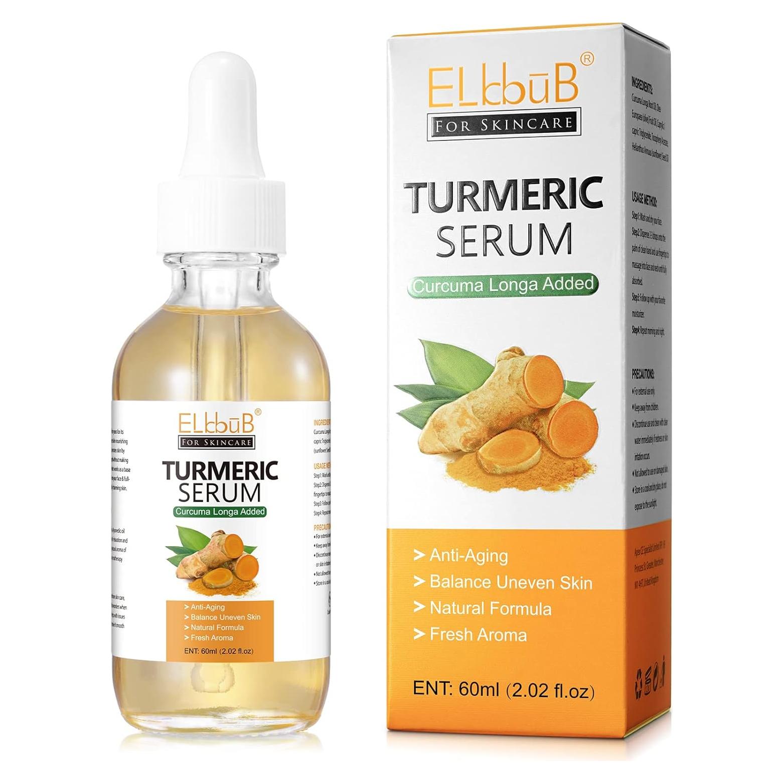 Suero de Cúrcuma ELBBUB 59.8 ml - Hidratante y Anti-Manchas