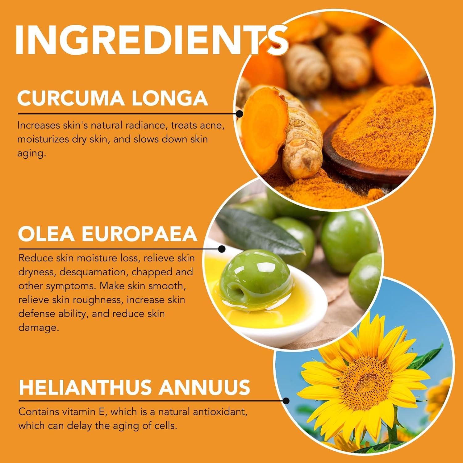 Suero de Cúrcuma ELBBUB 59.8 ml - Hidratante y Anti-Manchas