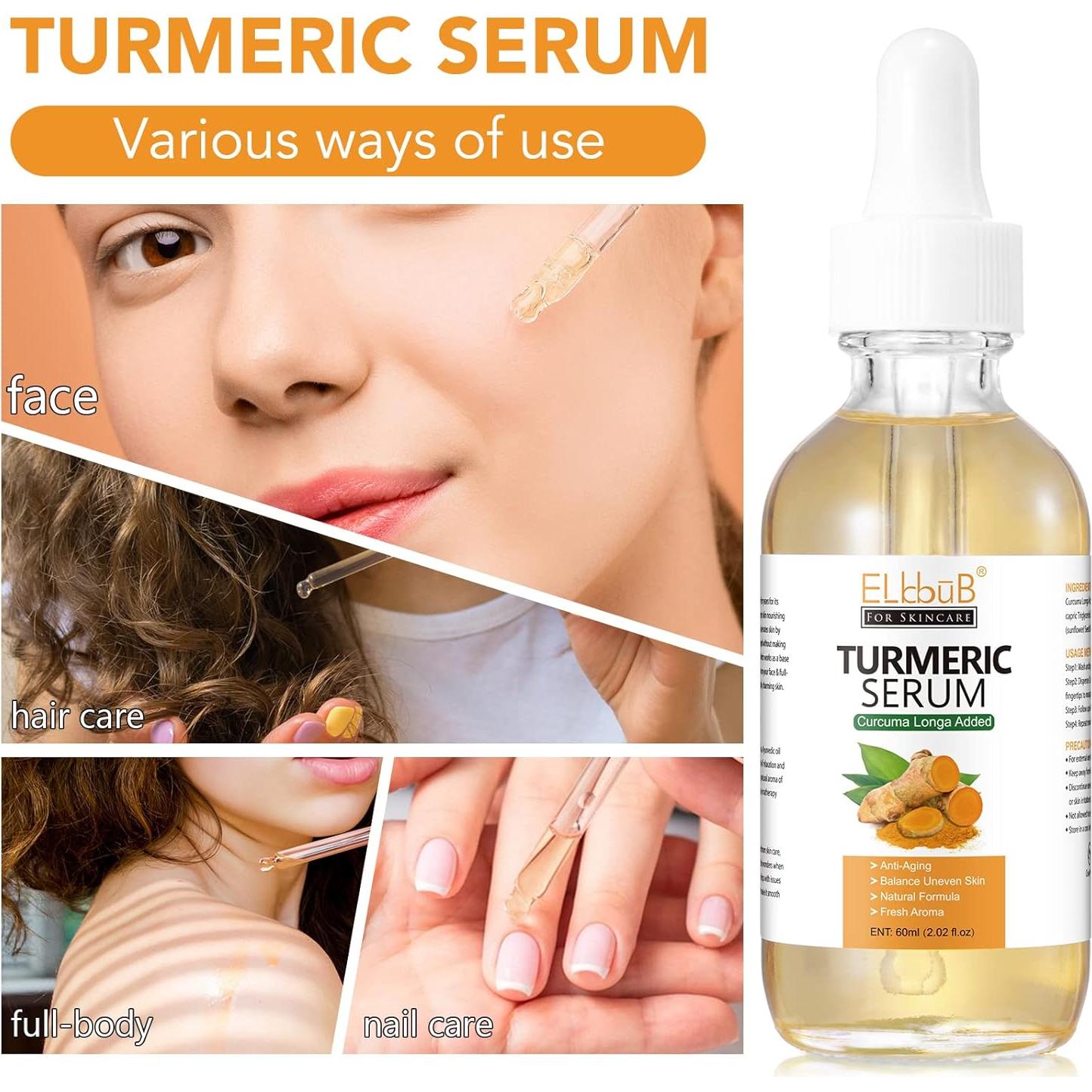 Suero de Cúrcuma ELBBUB 59.8 ml - Hidratante y Anti-Manchas