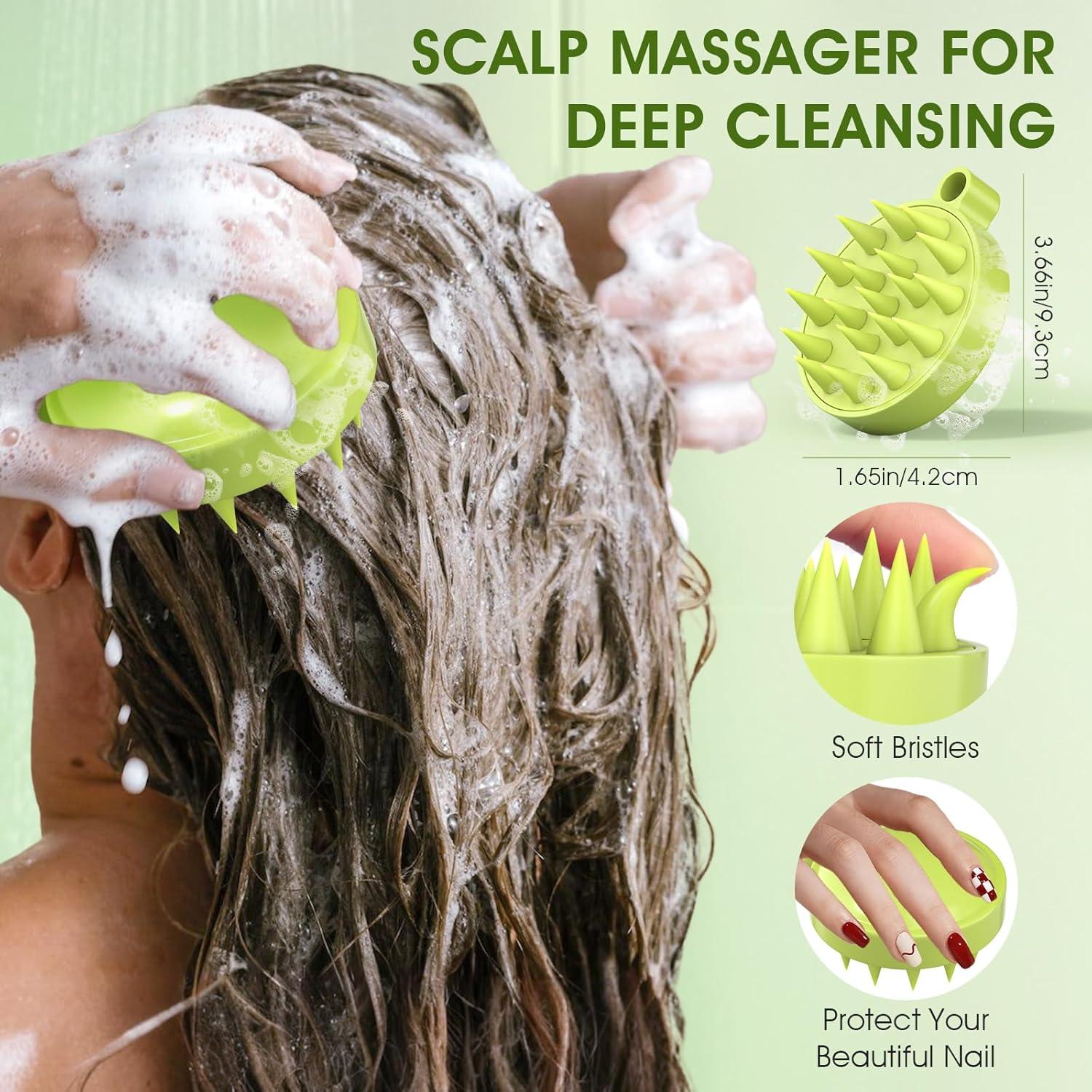 Exfoliante de Cuero Cabelludo VOERUY 300g AHA BHA con Masajeador