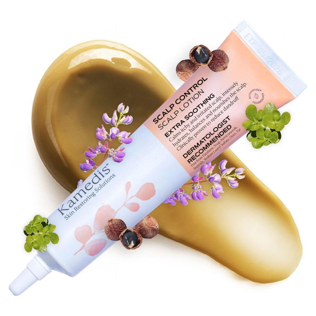 Loción Hidratante Kamedis 100 ml para Cuero Cabelludo Seco y Caspa