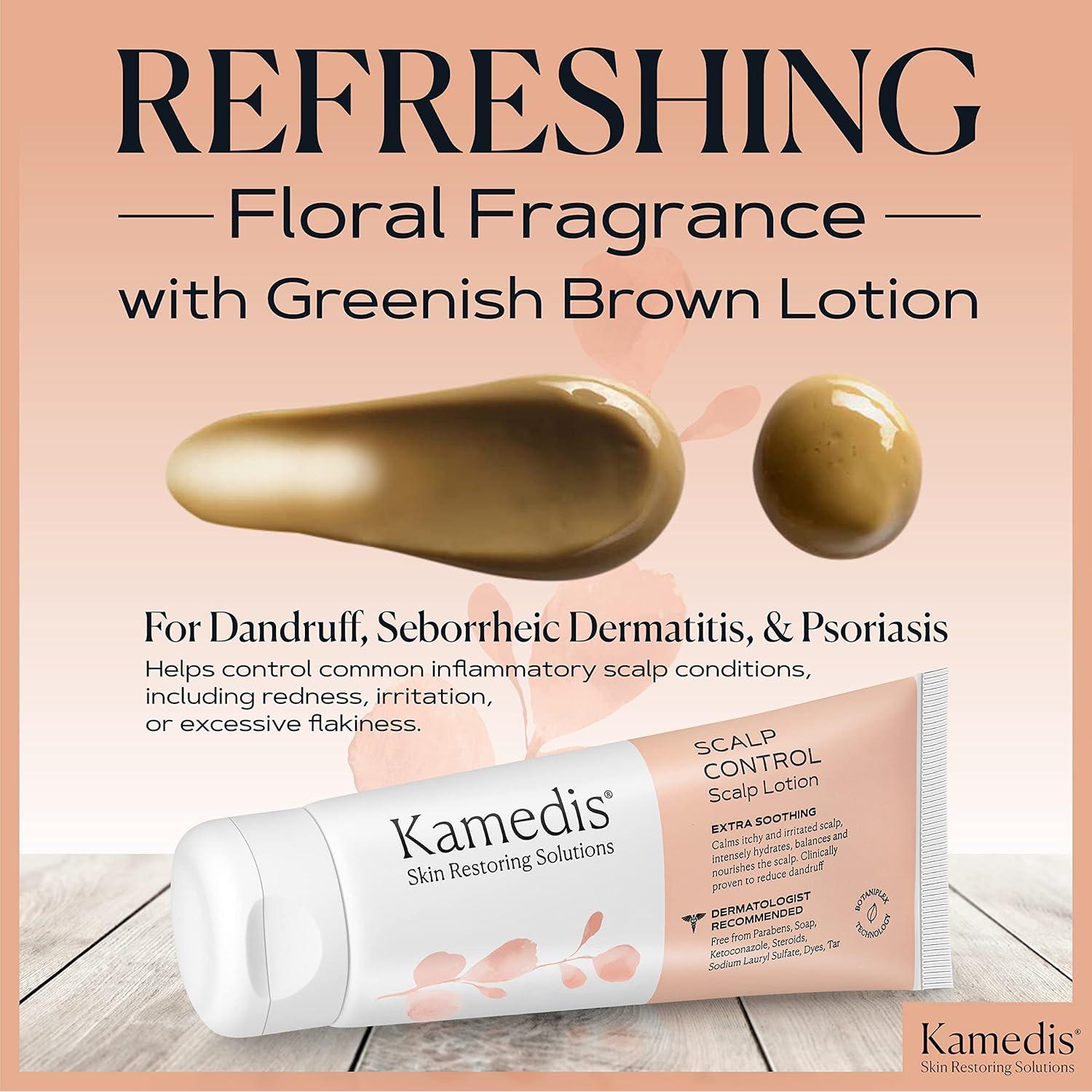 Loción Hidratante Kamedis 100 ml para Cuero Cabelludo Seco y Caspa