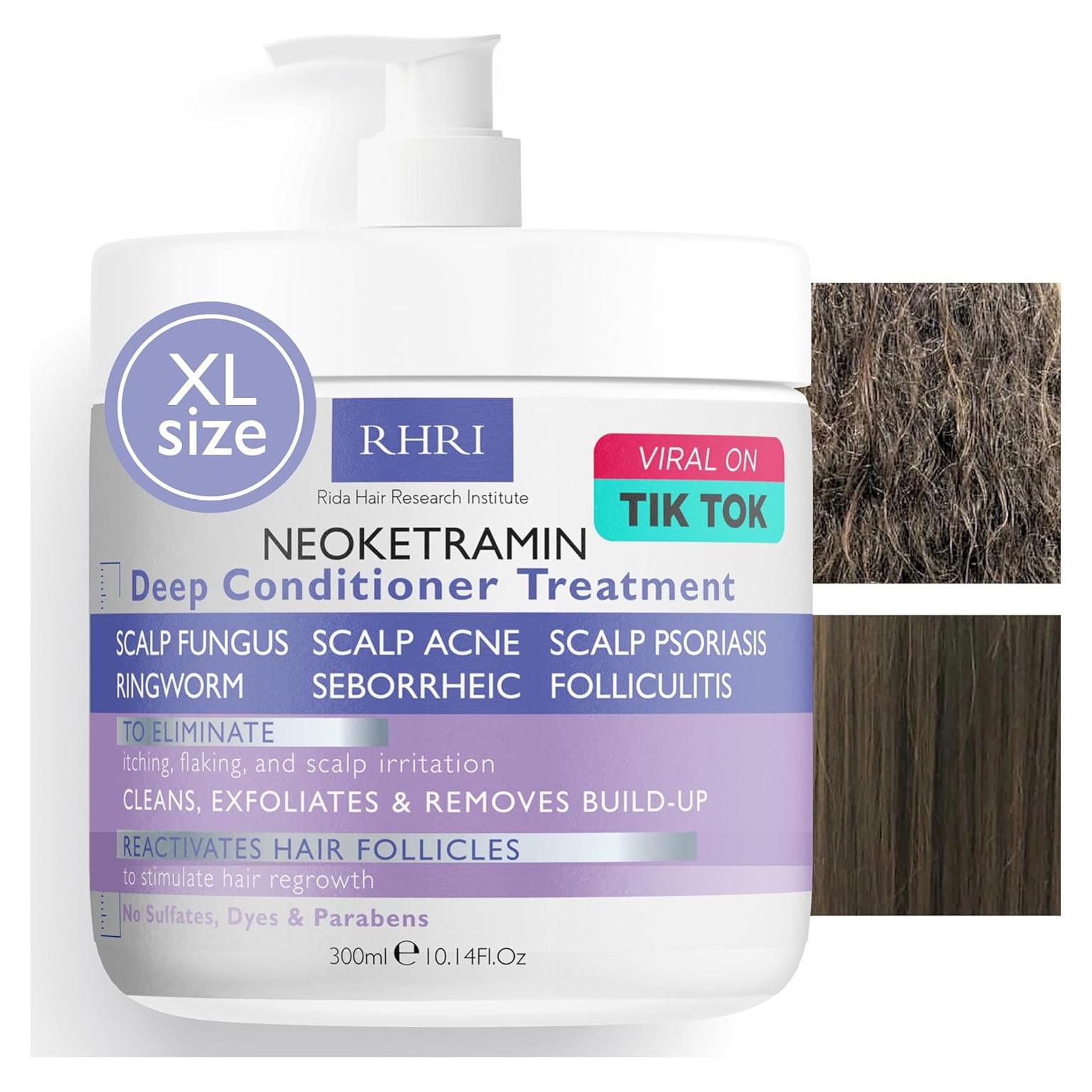 Acondicionador Profundo Antifúngico Rida 348g - Psoriasis y Caspa