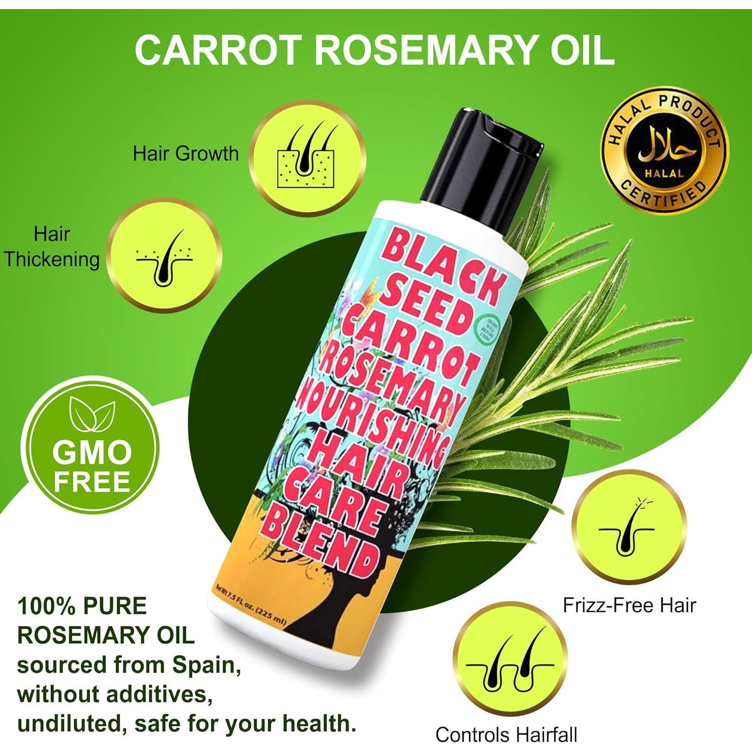 Aceite de Crecimiento Capilar SweetSunnah 150 ml Semilla Negra y Romero