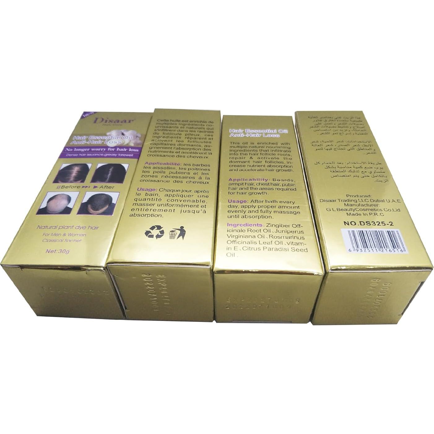 Suero Capilar Natural DISAAR BEAUTY 30g - Anti Caída y Crecimiento