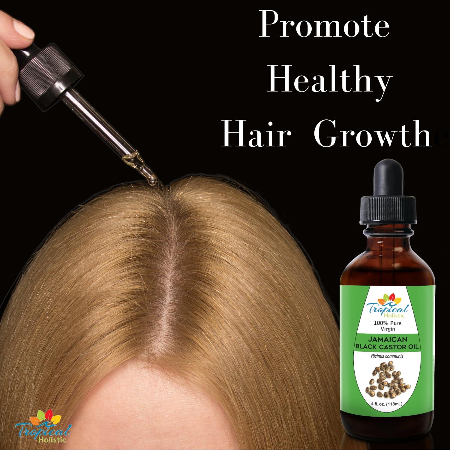 Aceite de Ricino Negro Jamaicano Puro Tropical Holistic 118 ml