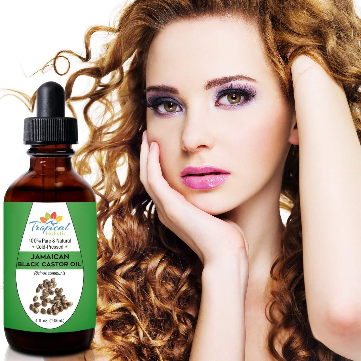 Aceite de Ricino Negro Jamaicano Puro Tropical Holistic 118 ml