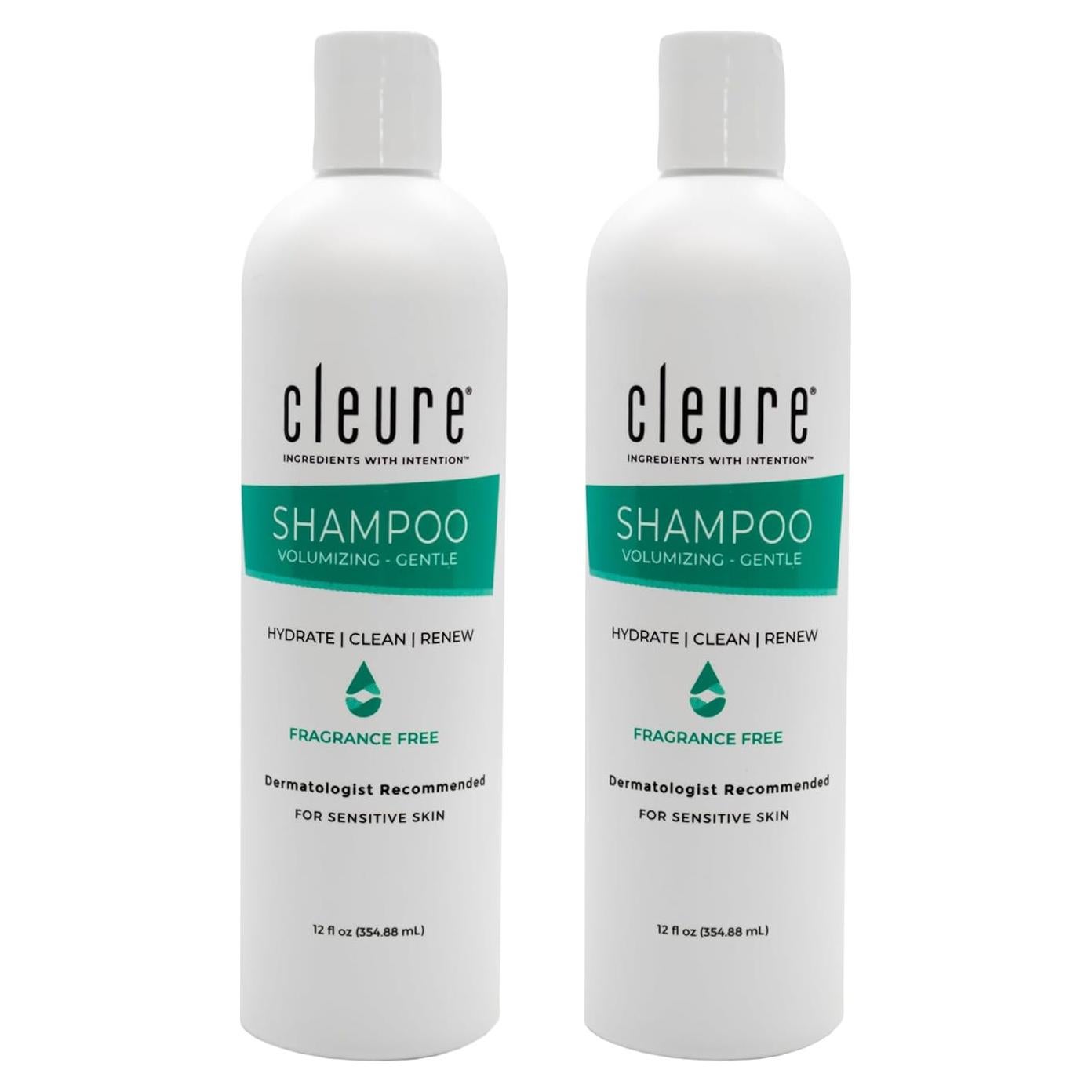 Champú Voluminizador Hipoalergénico Cleure 340 ml - Sin Fragancia