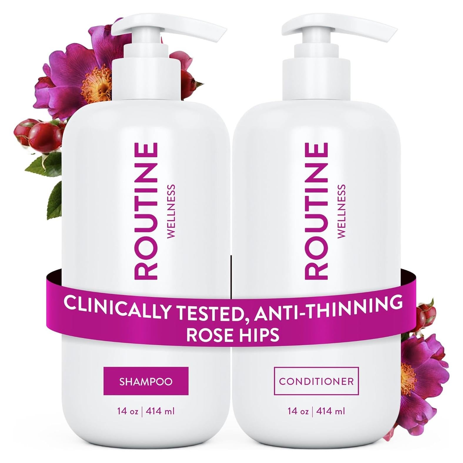 Conjunto Champú y Acondicionador Routine Wellness 2x400ml Biotina