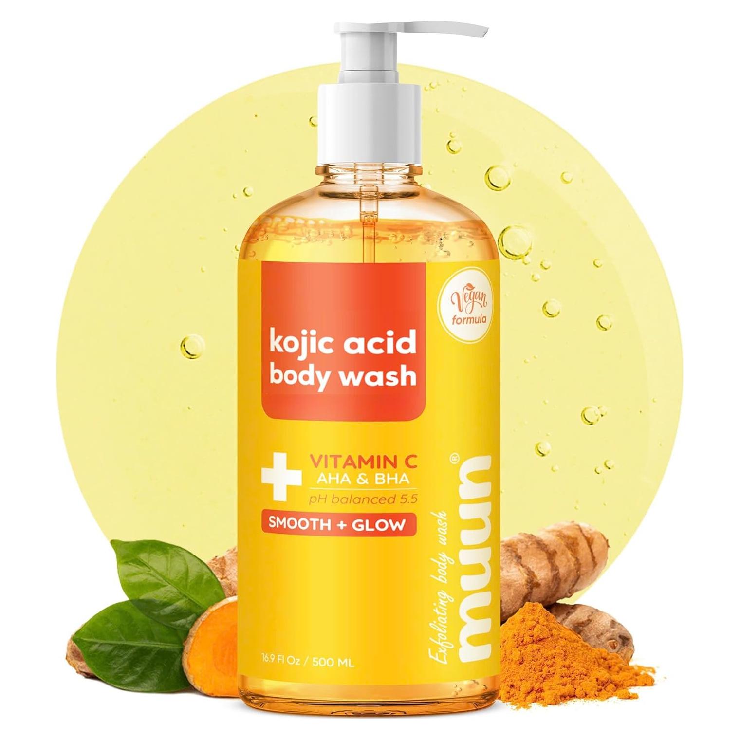 Gel de Ducha Exfoliante Muun con AHA&BHA 500ml - Piel Suave