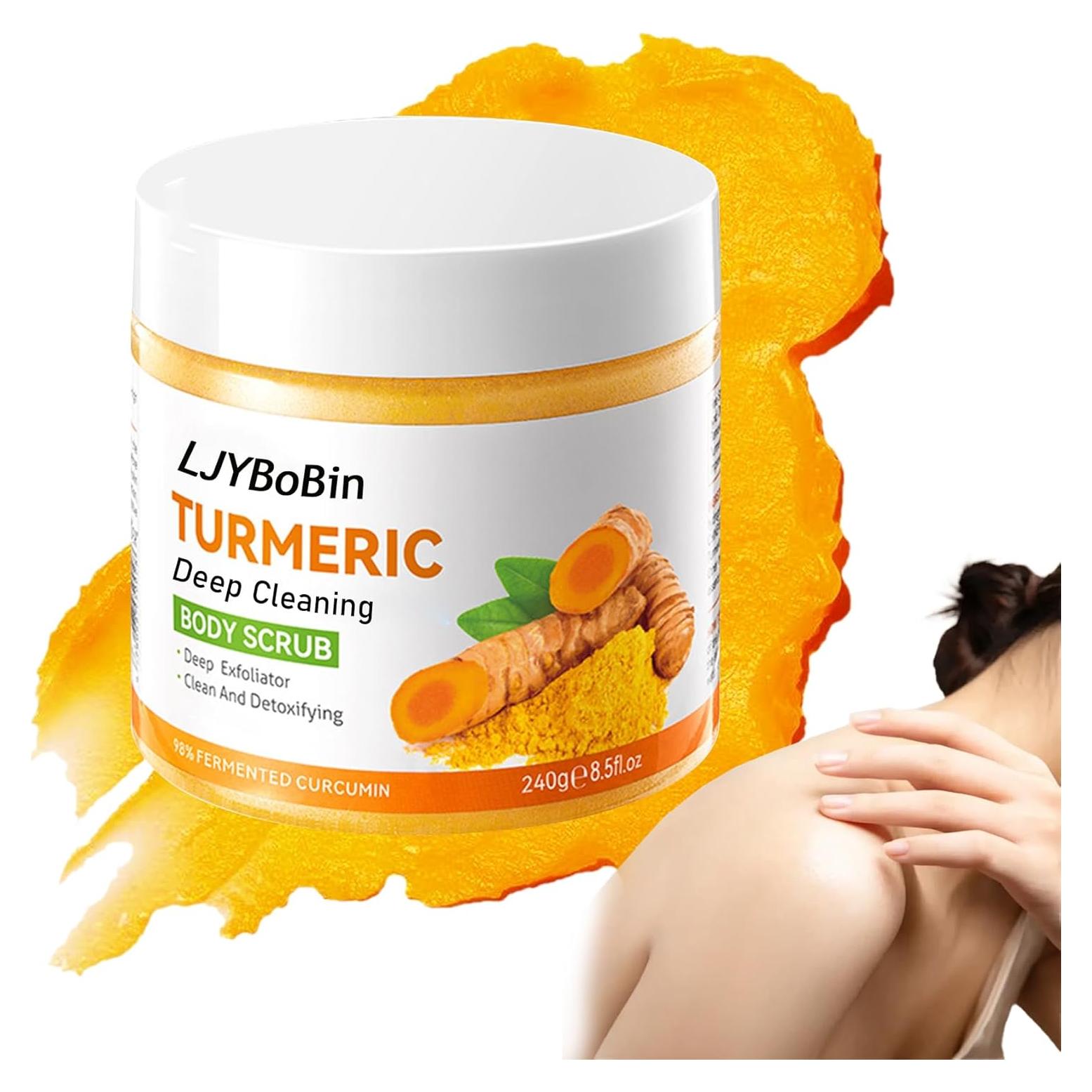 Exfoliante Corporal de Cúrcuma LJYBoBin 272g Hidratante