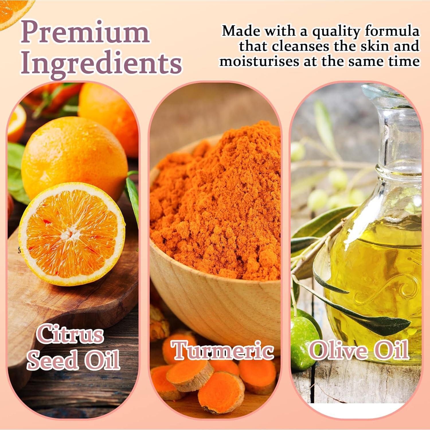 Exfoliante Corporal de Cúrcuma LJYBoBin 272g Hidratante