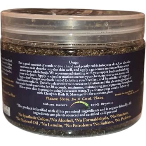 Exfoliante Corporal Elemynts 368 g - Cúrcuma, Café y Carbón Activado