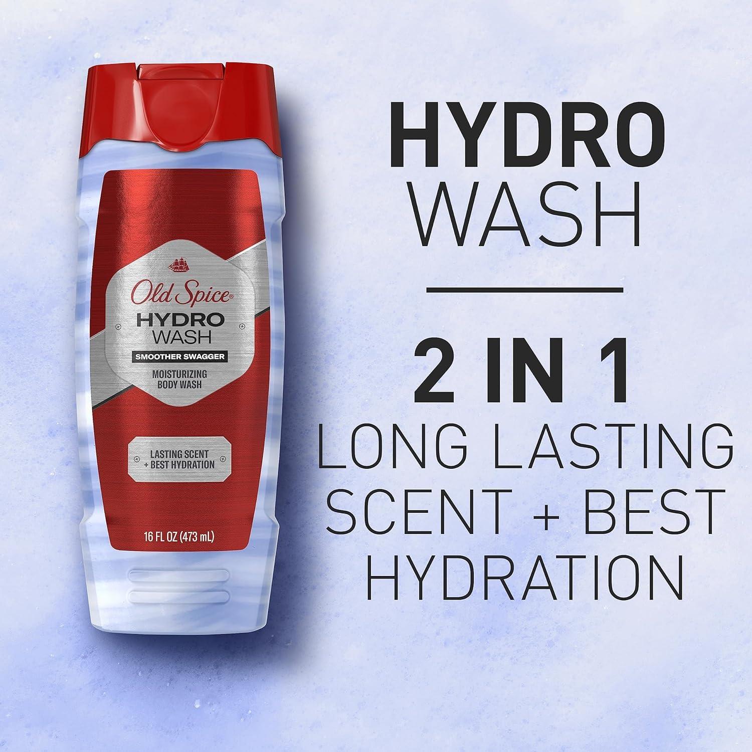 Gel de Ducha Hidratante Old Spice Hydro Wash 2-en-1 473 ml