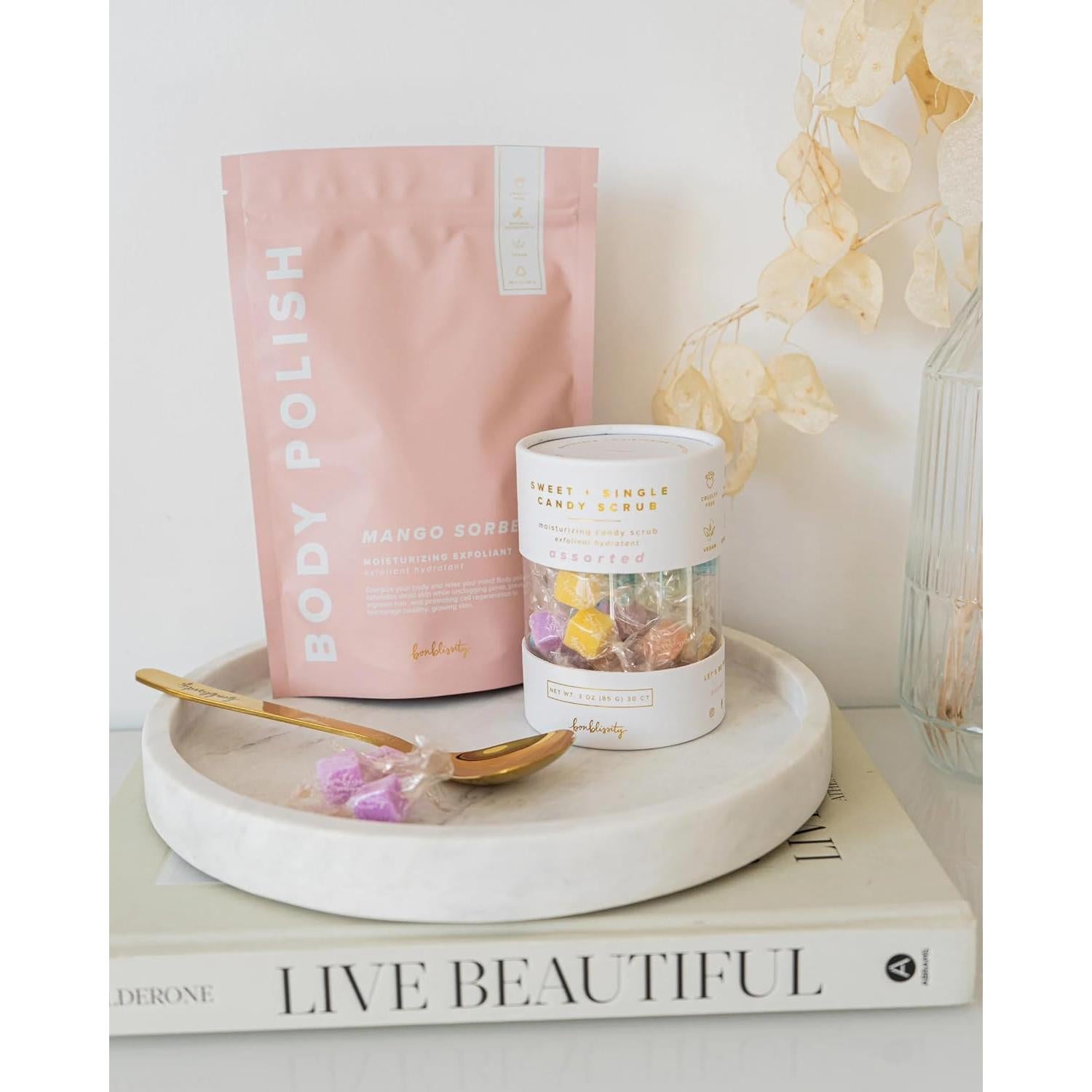 Exfoliante Corporal Bonblissity 226.8g Mango Hidratante