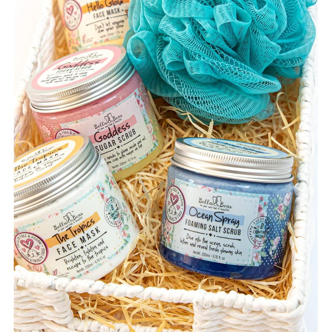 Exfoliante Spray Oceánico Bella & Bear 190g Sin Sulfatos