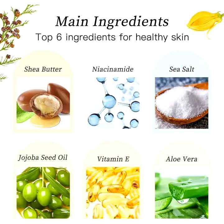 Exfoliante Corporal de Sal Marina Honest Good Skin 340g Durazno