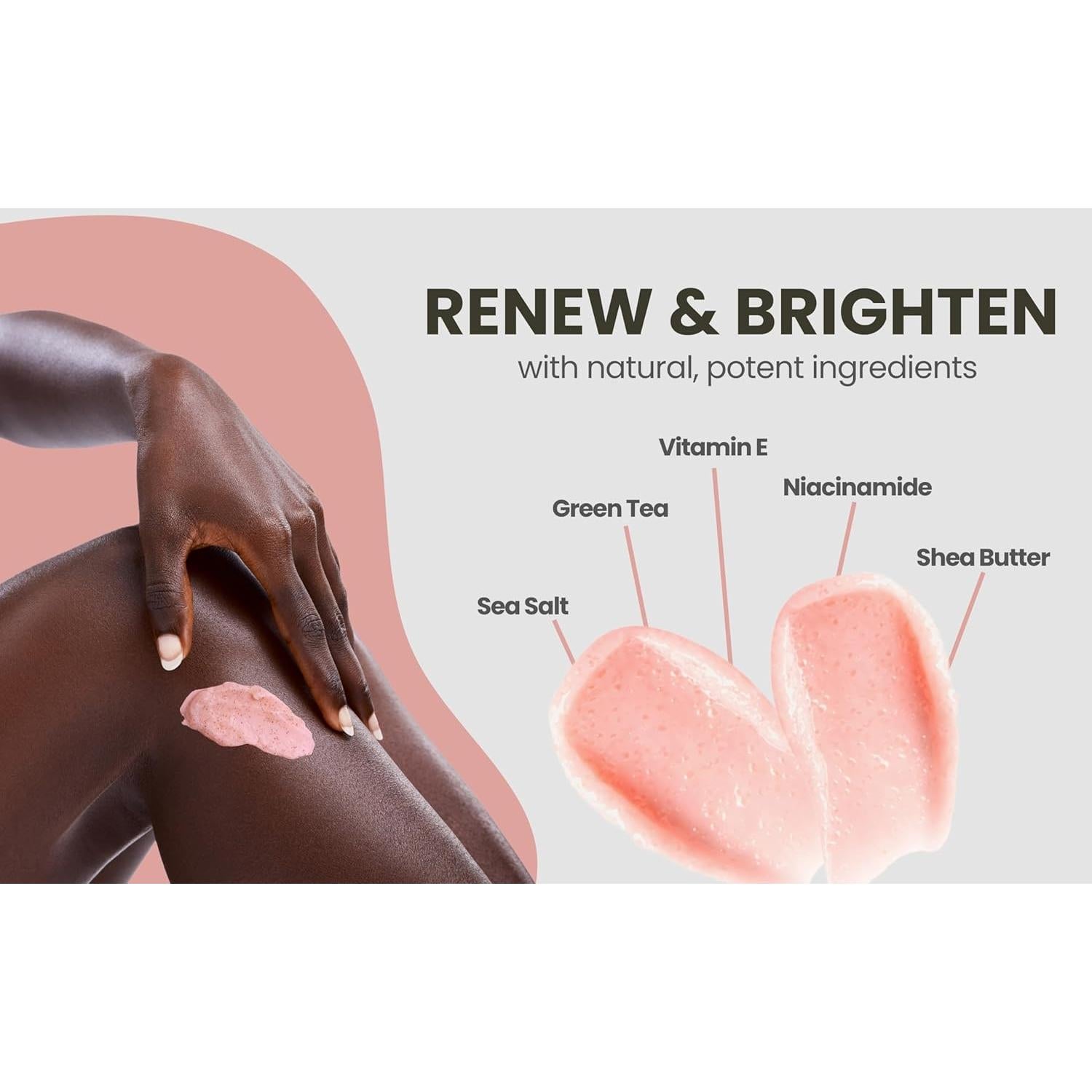 Exfoliante Corporal de Sal Marina Honest Good Skin 340g Durazno