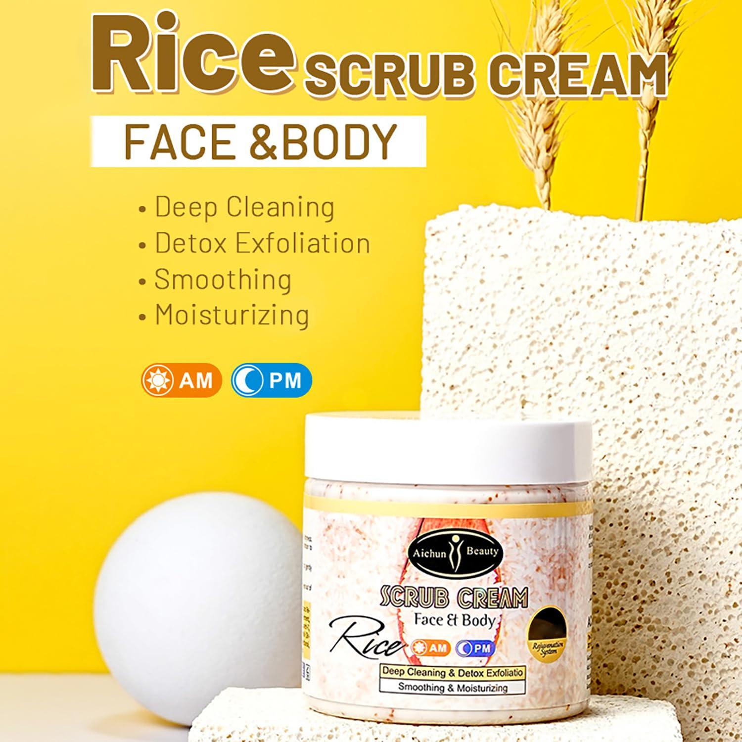 Crema Exfoliante Aichun Beauty 200ml - Limpieza Profunda y Hidratante