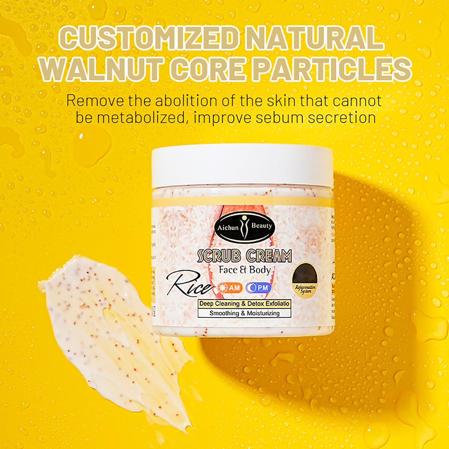 Crema Exfoliante Aichun Beauty 200ml - Limpieza Profunda y Hidratante