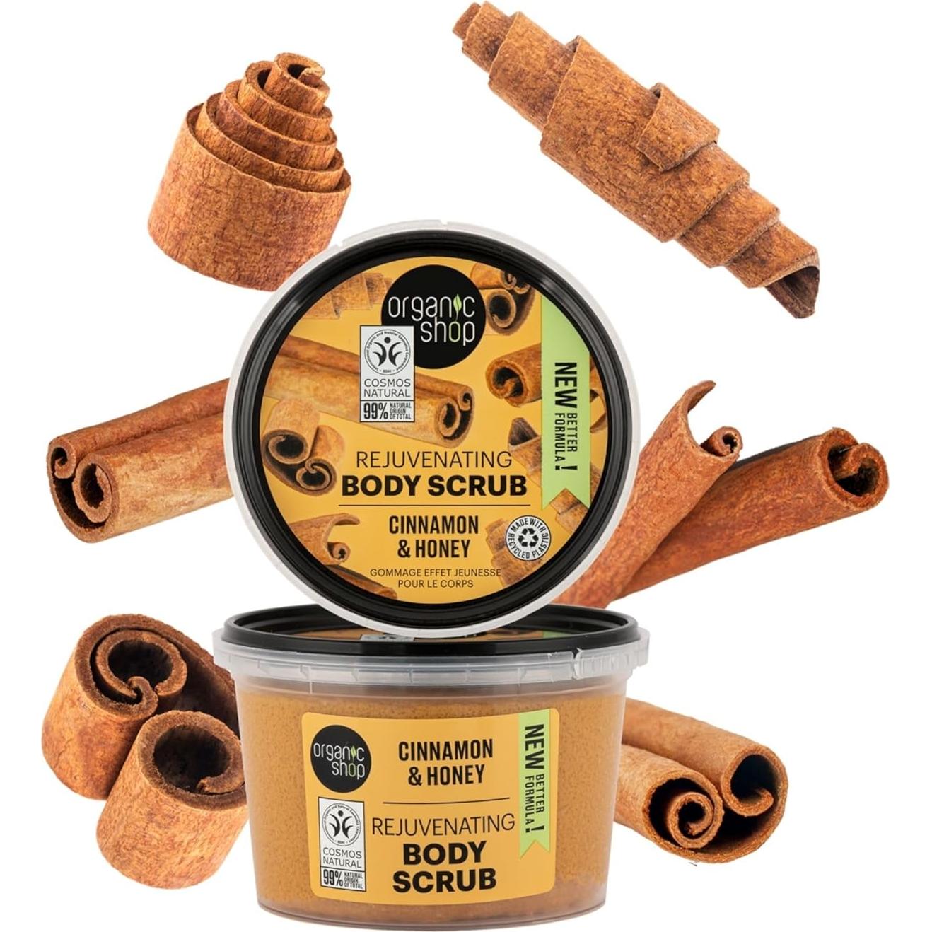 Exfoliante Corporal Natural Organic Shop 250ml Canela y Miel