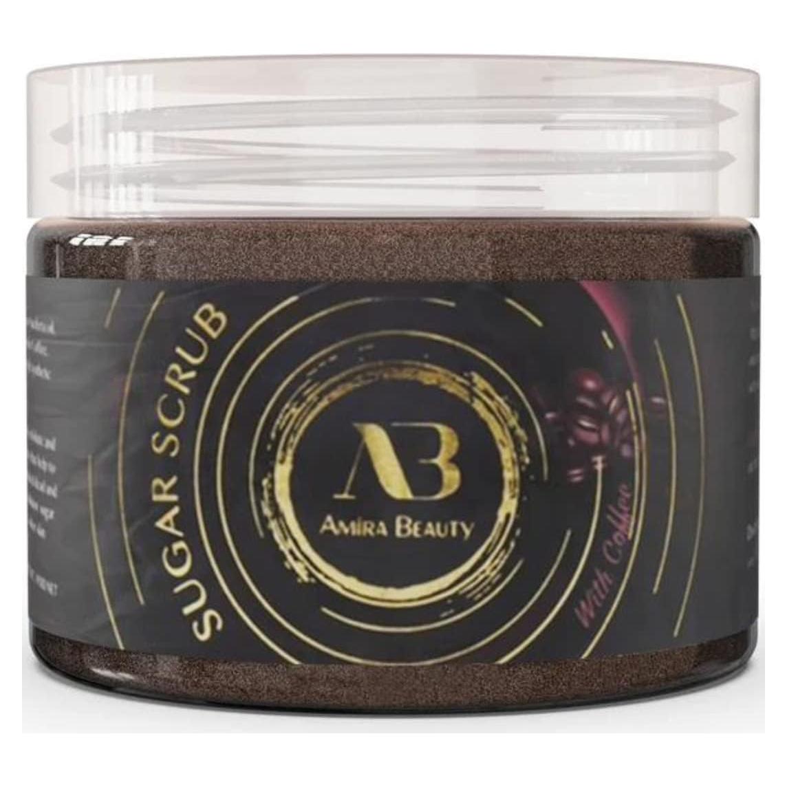 Exfoliante Corporal Amira Beauty Azúcar Café 396g - Hidratante