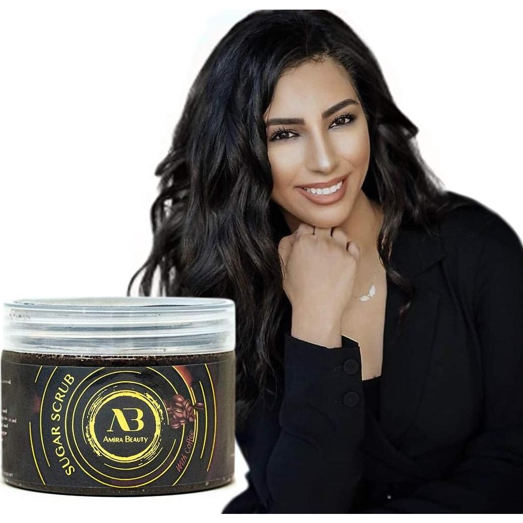 Exfoliante Corporal Amira Beauty Azúcar Café 396g - Hidratante