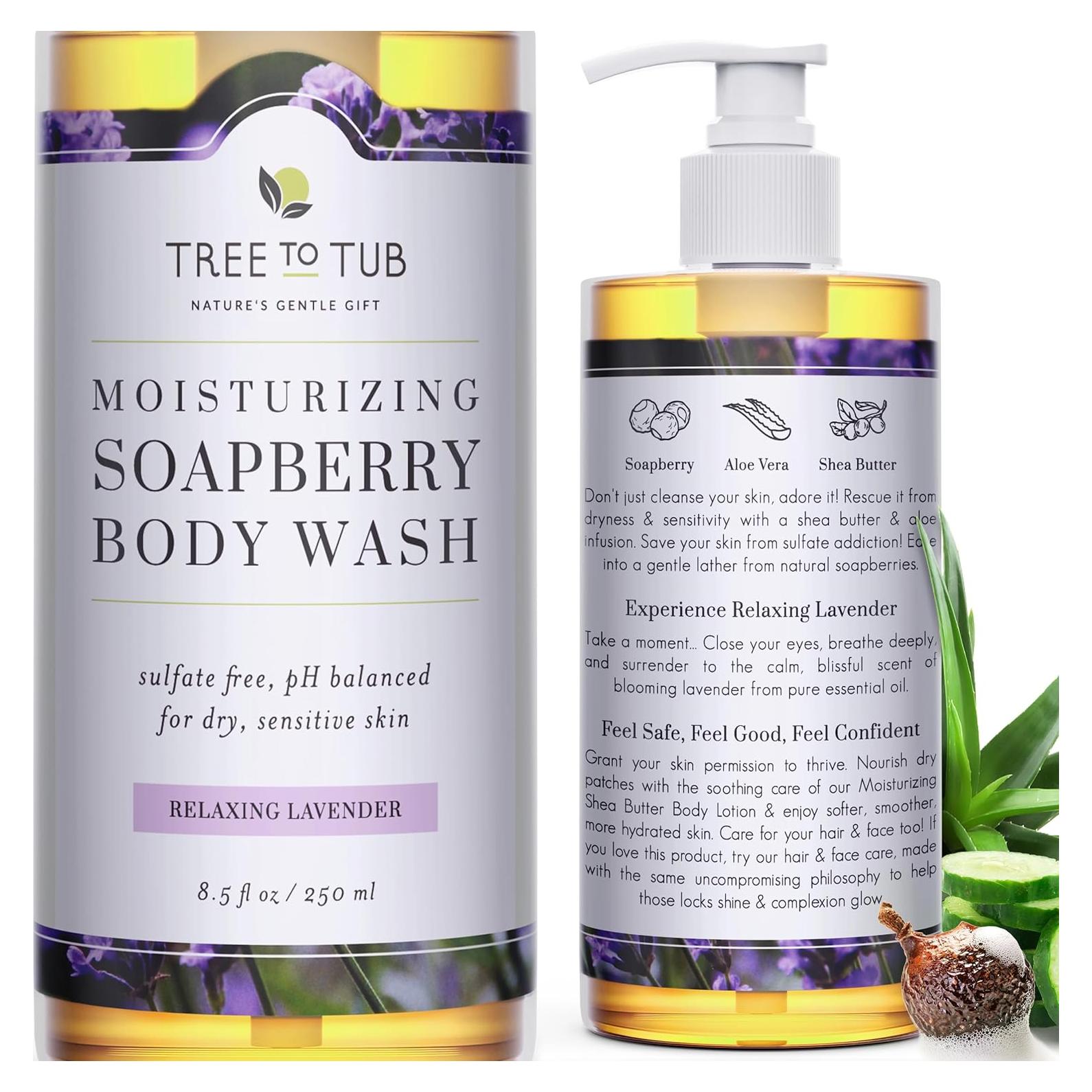 Jabón Corporal Hidratante Tree to Tub 250ml Lavanda Piel Sensible