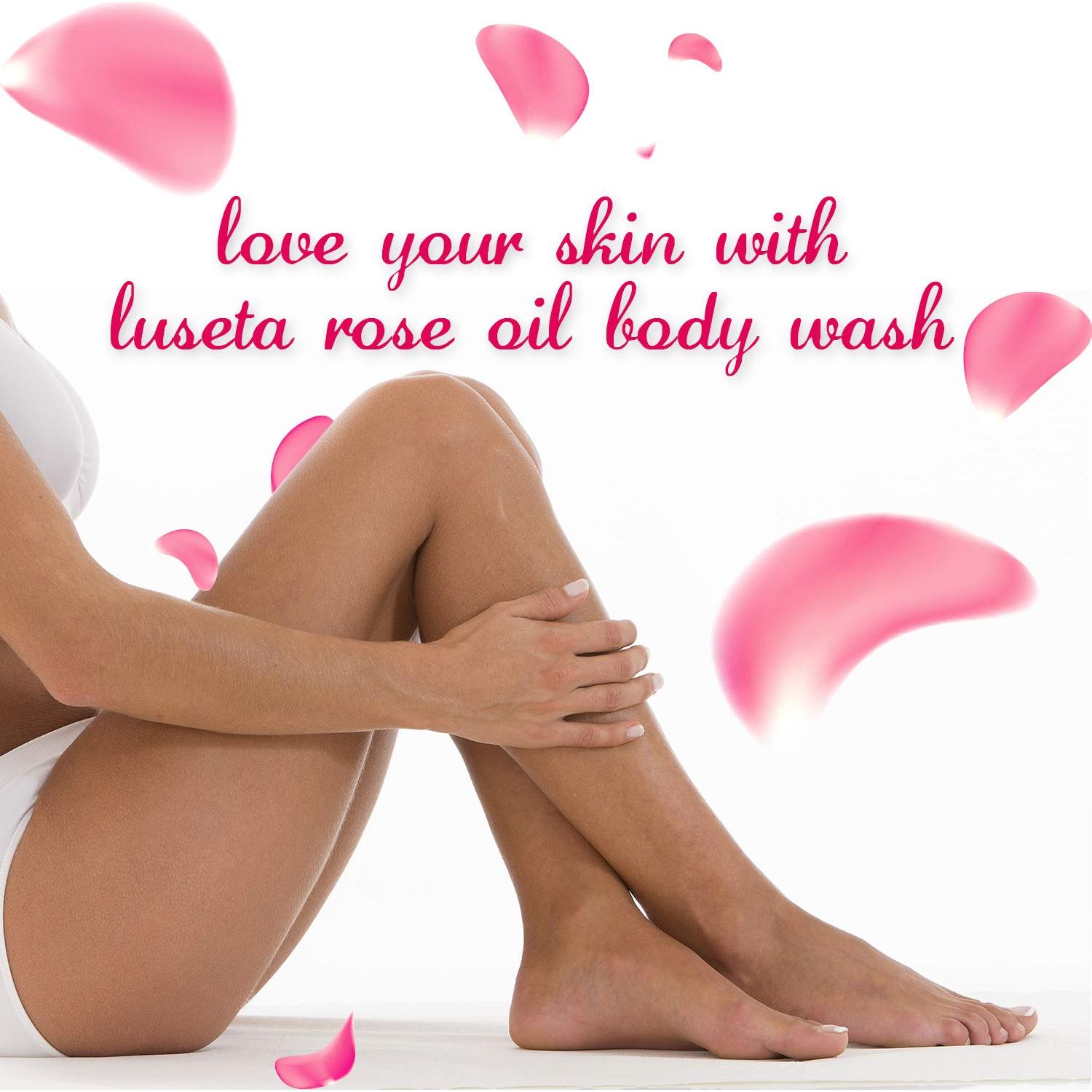 Jabón Corporal Hidratante Luseta 500ml Aceite de Rosa