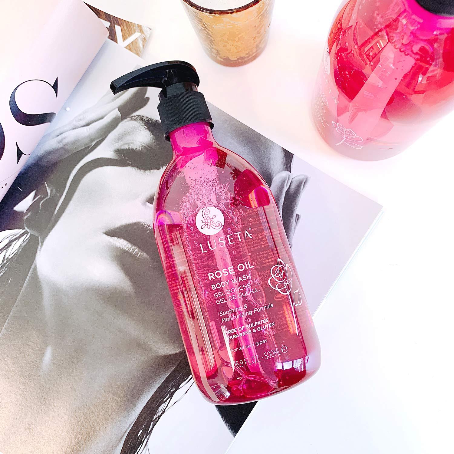 Jabón Corporal Hidratante Luseta 500ml Aceite de Rosa