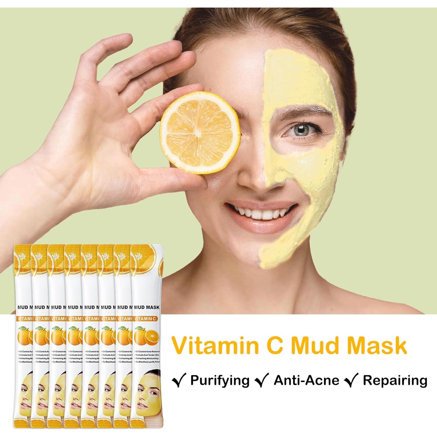 Set de 24 Mascarillas Faciales de Arcilla LZYLLS Hidratantes