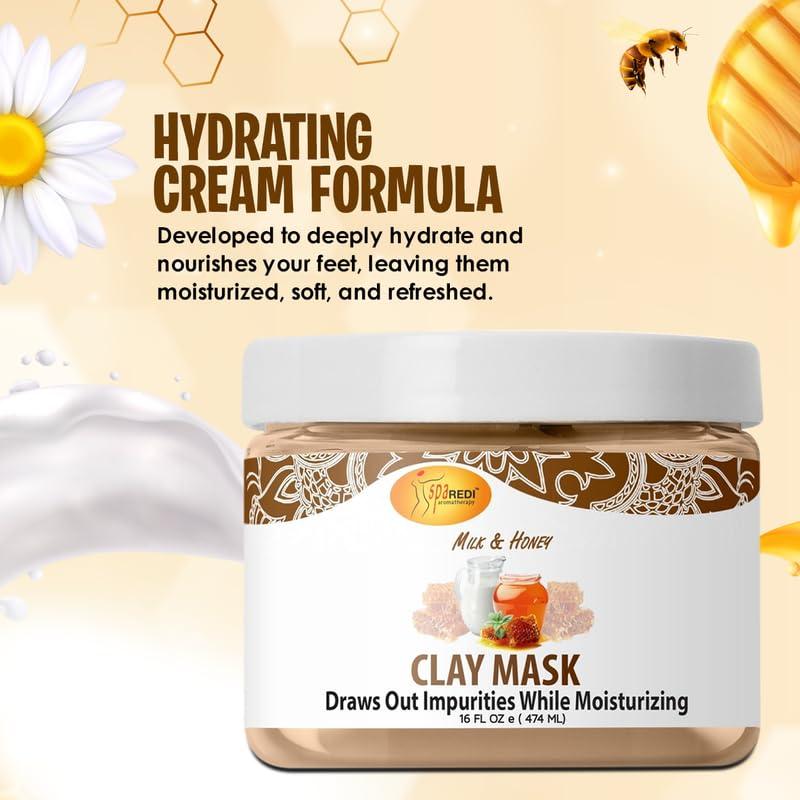 Mascarilla de Arcilla Bentonita SPA REDI - Hidratante y Desintoxicante